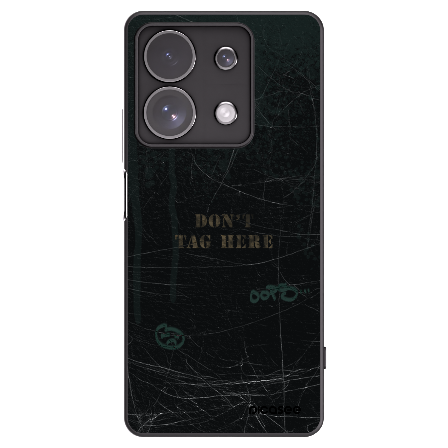 Picasee crna silikonska maskica za Xiaomi Redmi Note 13 Pro 4G - DON´T TAG