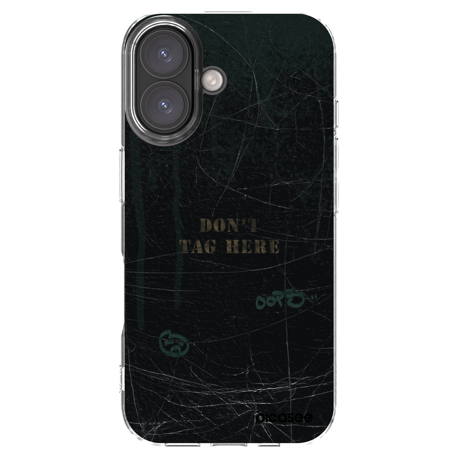 Picasee silikonska prozirna maskica za Apple iPhone 16 - DON´T TAG