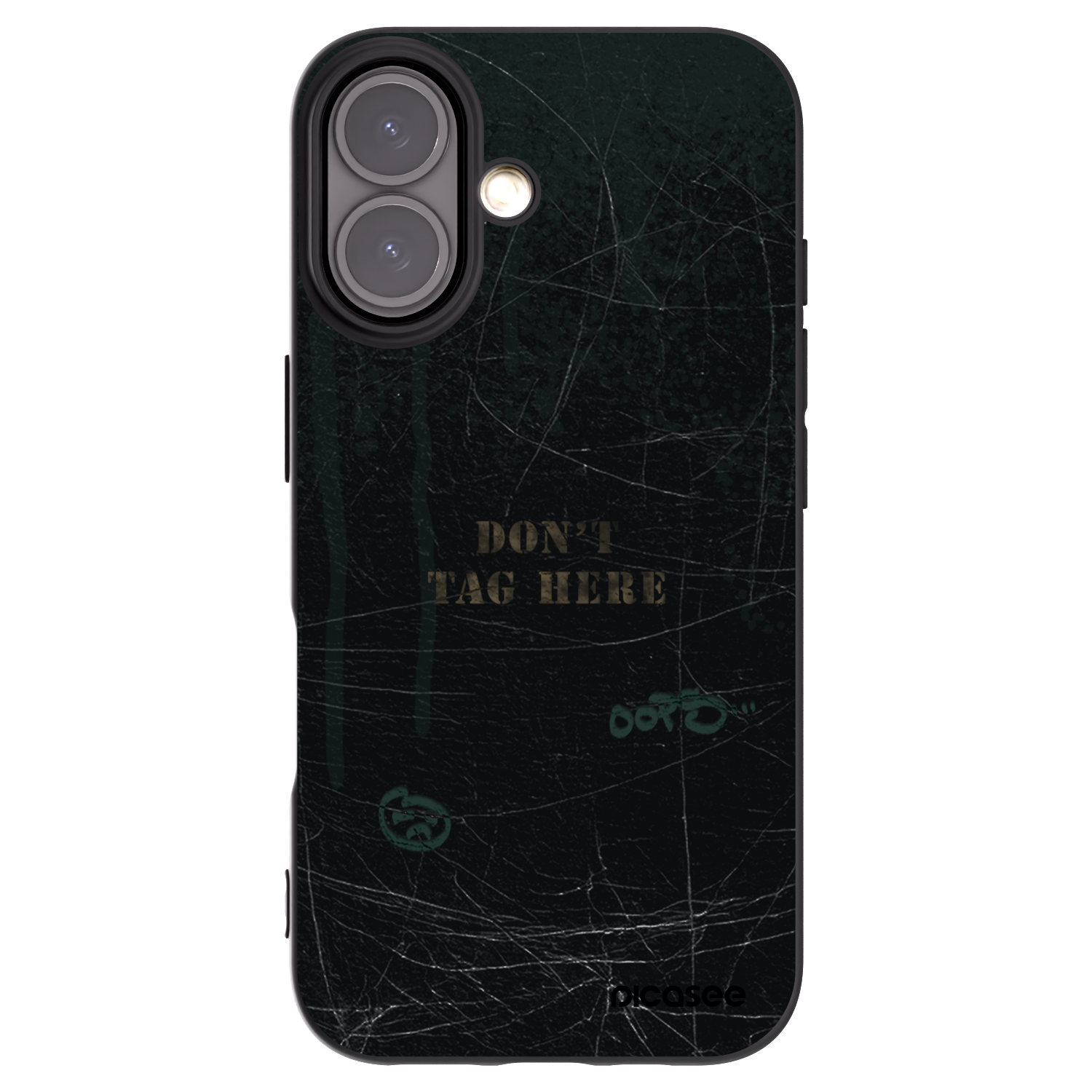 Picasee crna silikonska maskica za Apple iPhone 16 - DON´T TAG