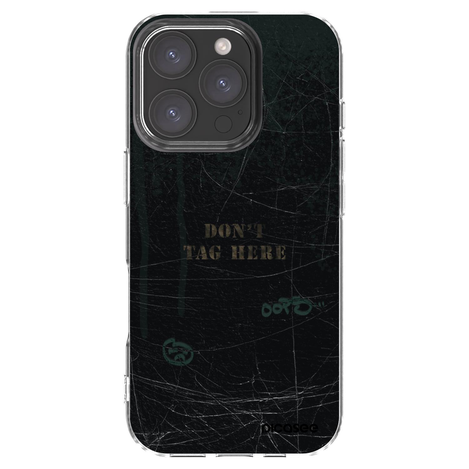 Picasee silikonska prozirna maskica za Apple iPhone 16 Pro - DON´T TAG