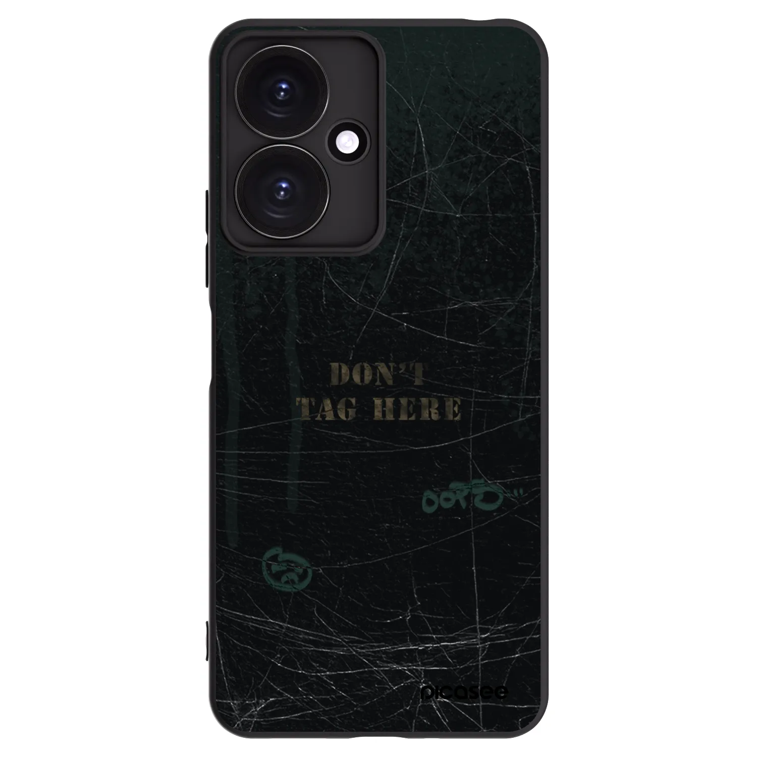 Picasee crna silikonska maskica za Xiaomi Redmi 13C 5G - DON´T TAG