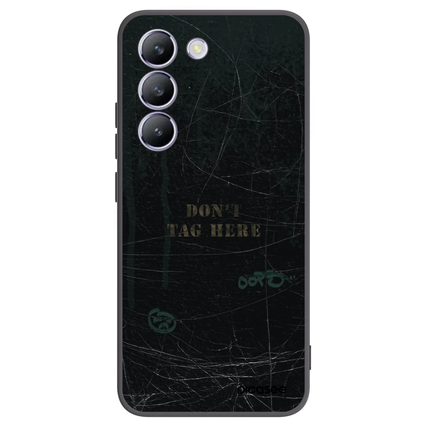 Picasee crna silikonska maskica za Vivo V40 SE 5G - DON´T TAG