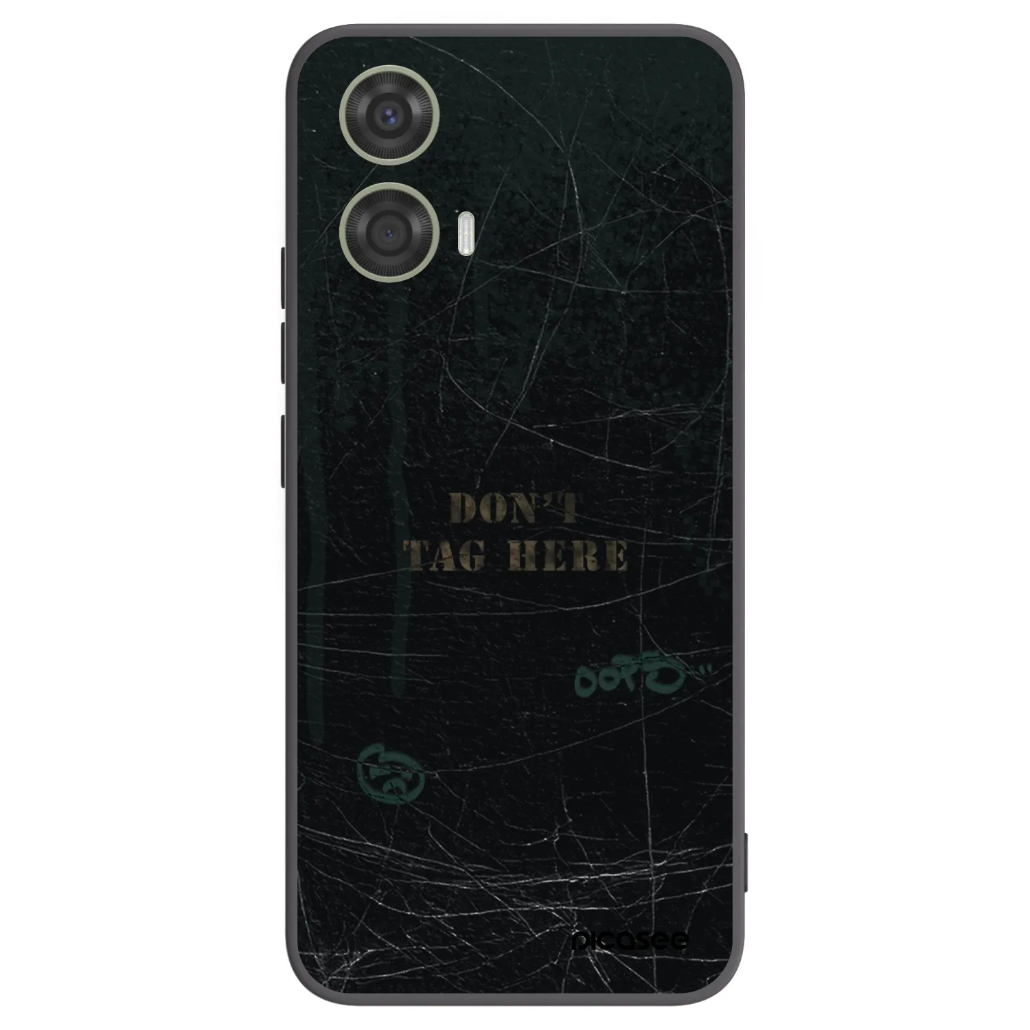 Picasee crna silikonska maskica za Motorola Moto G24 - DON´T TAG
