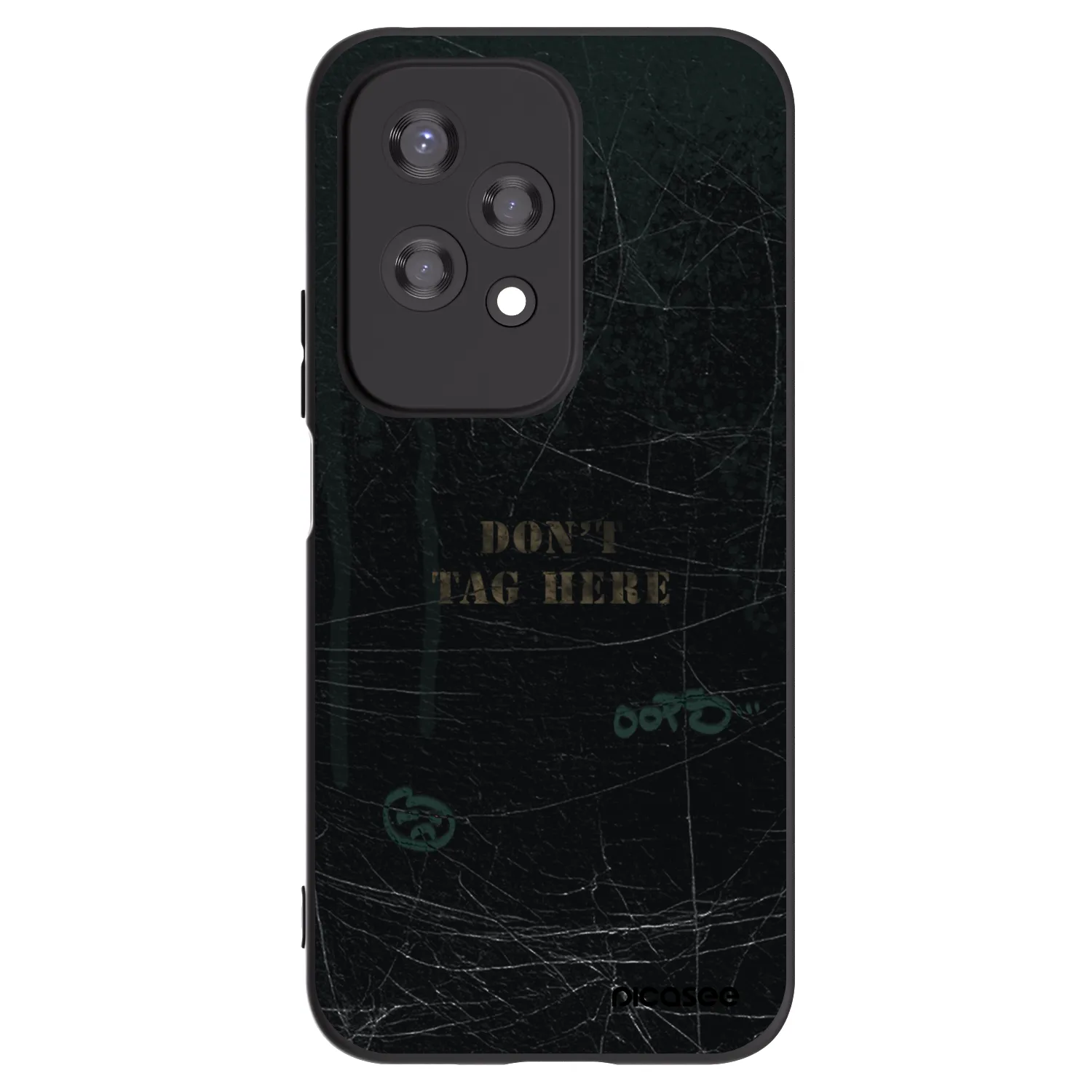 Picasee crna silikonska maskica za Honor 200 Lite - DON´T TAG