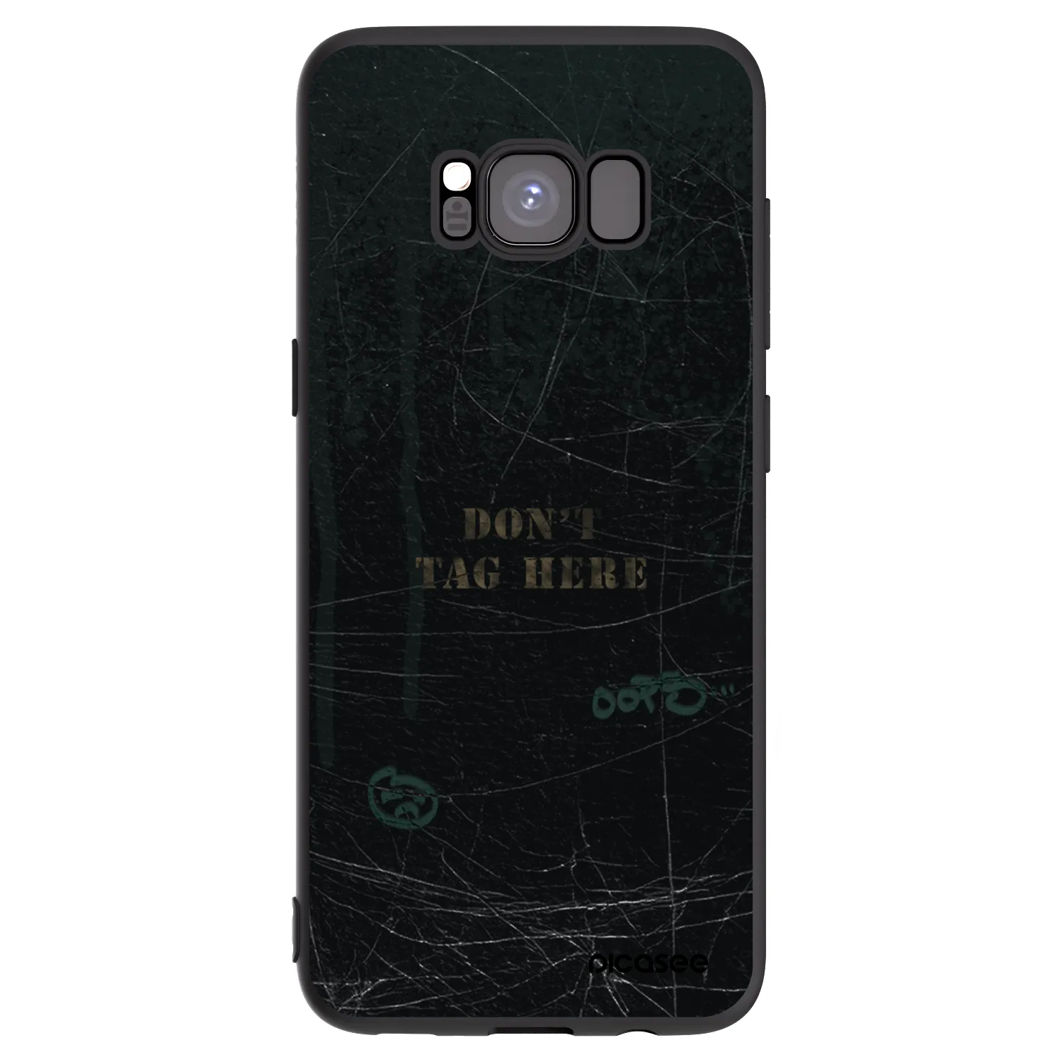 Picasee crna silikonska maskica za Samsung Galaxy S8 G950F - DON´T TAG