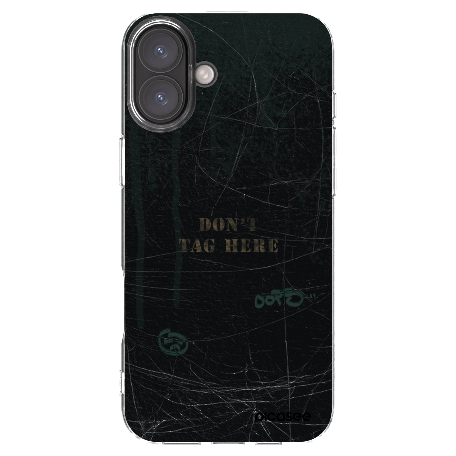 Picasee silikonska prozirna maskica za Apple iPhone 16 Plus - DON´T TAG