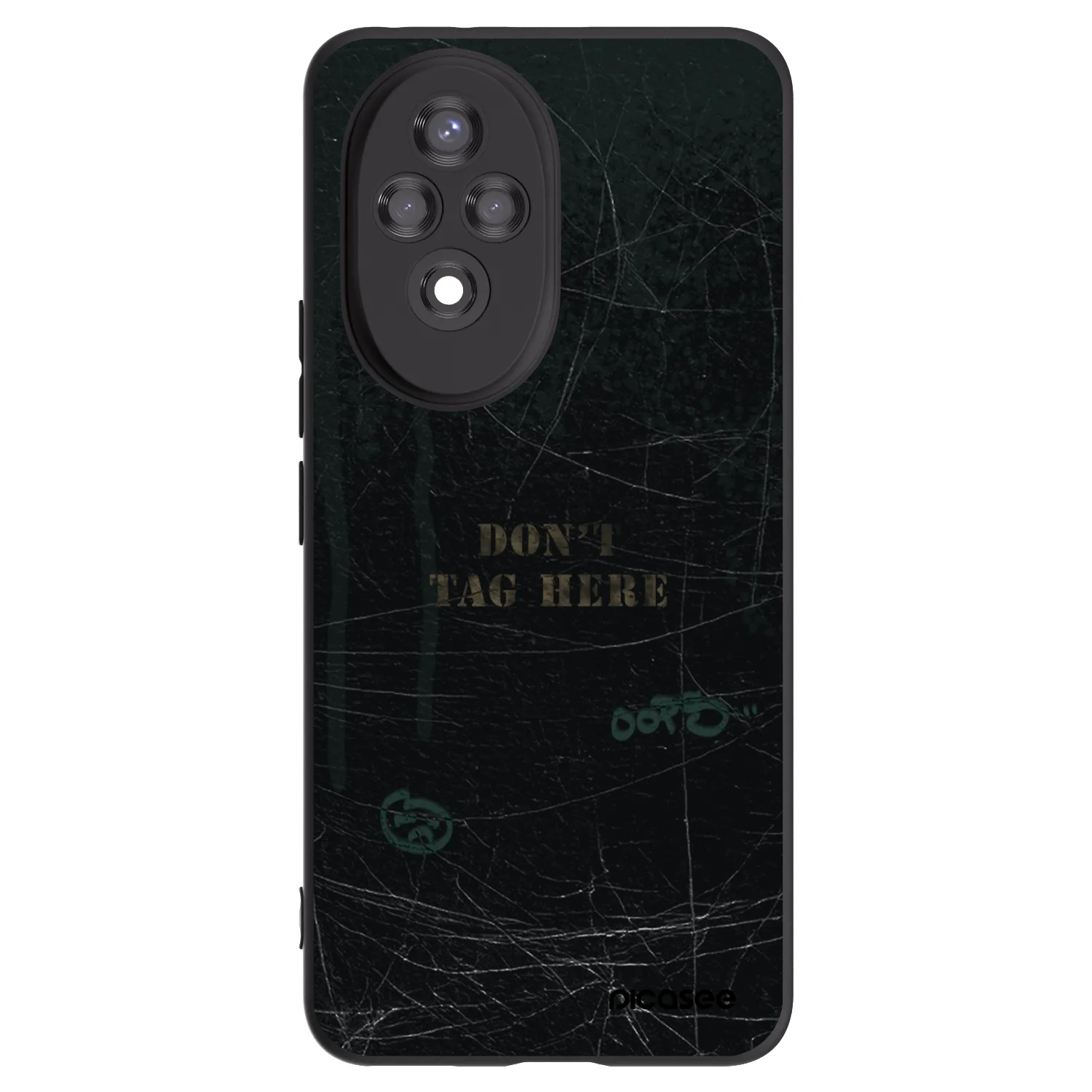 Picasee crna silikonska maskica za Honor 200 5G - DON´T TAG