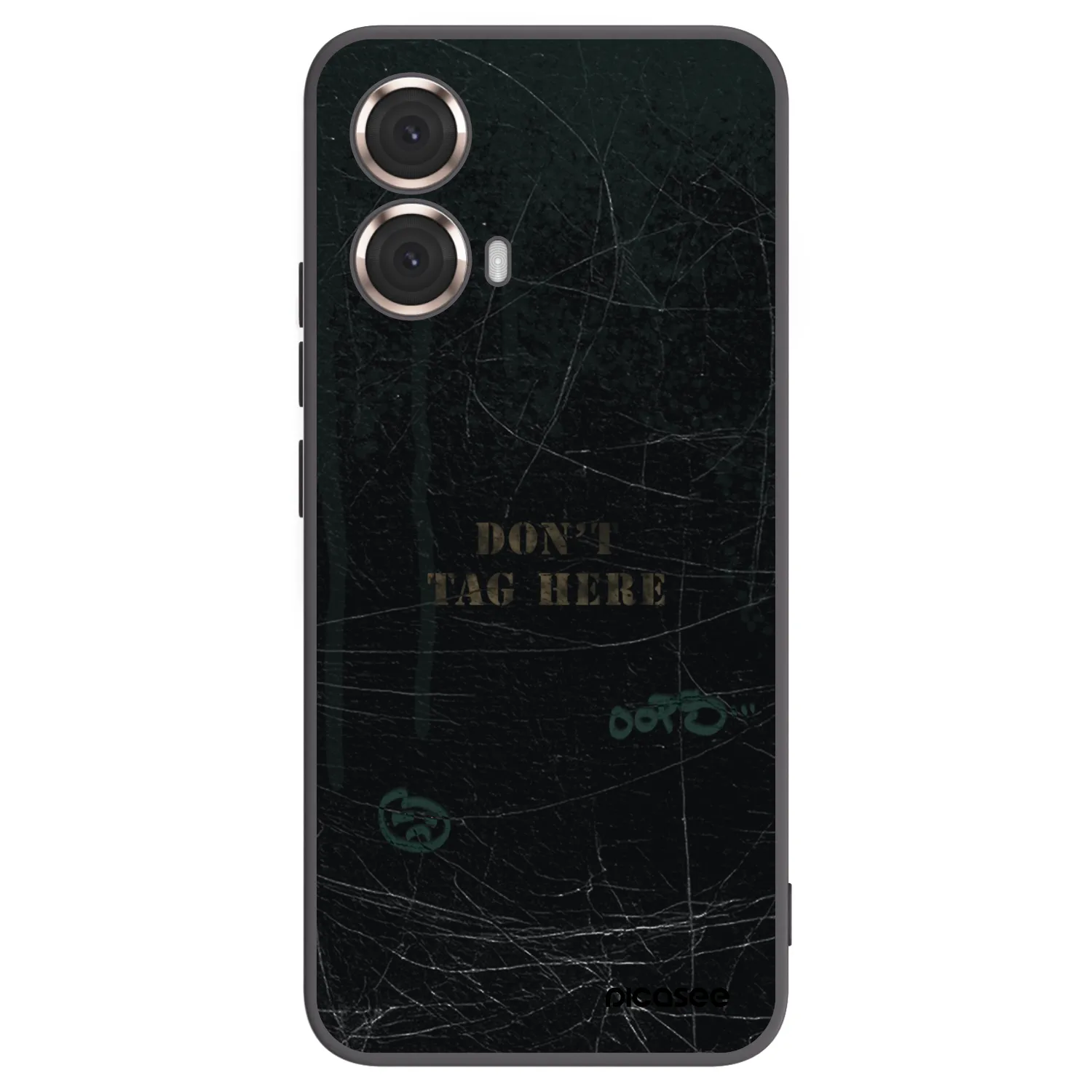 Picasee crna silikonska maskica za Motorola Moto G85 - DON´T TAG