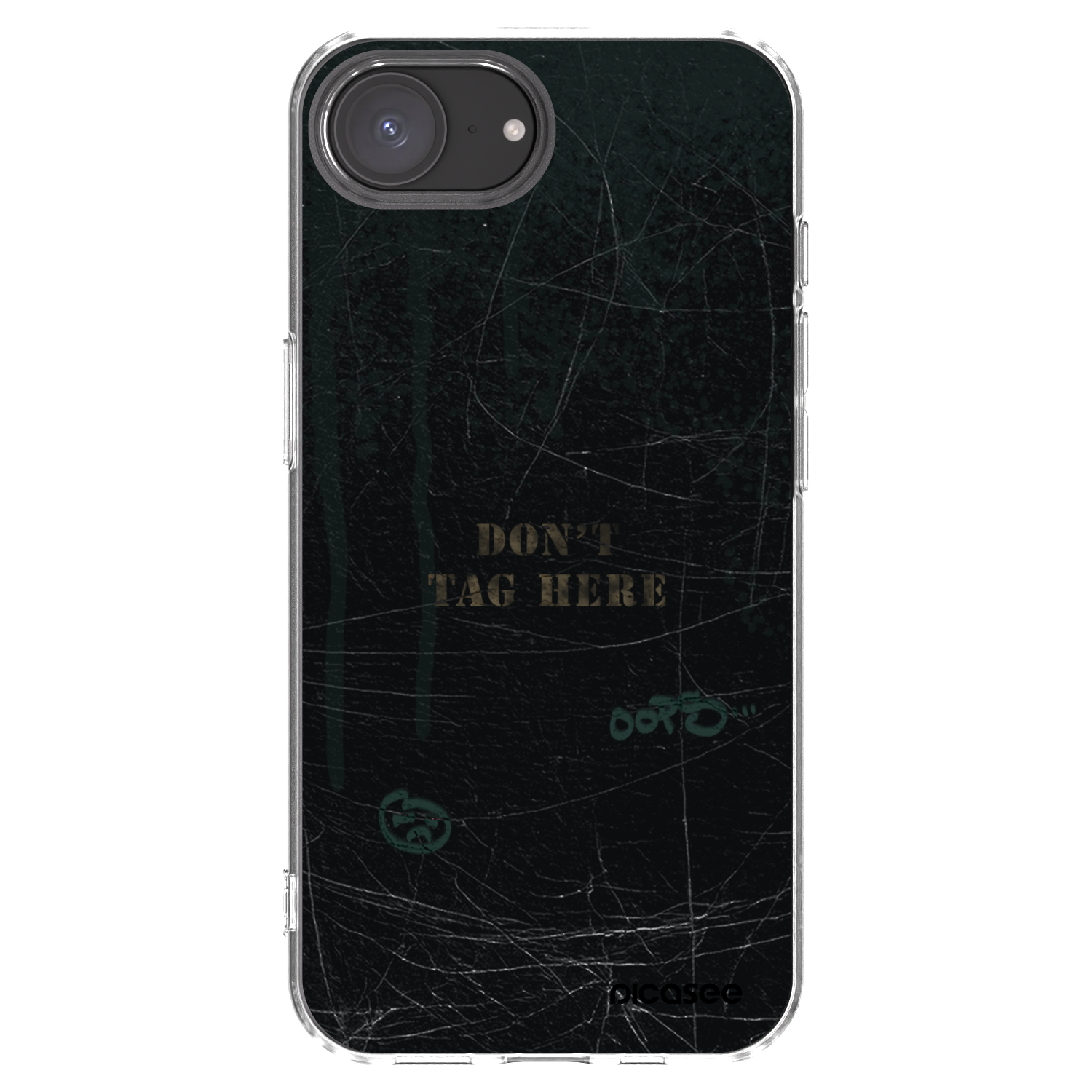 Picasee silikonska prozirna maskica za Apple iPhone 16e - DON´T TAG