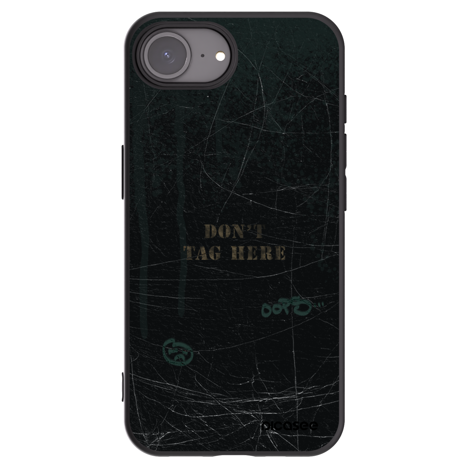 Picasee crna silikonska maskica za Apple iPhone 16e - DON´T TAG
