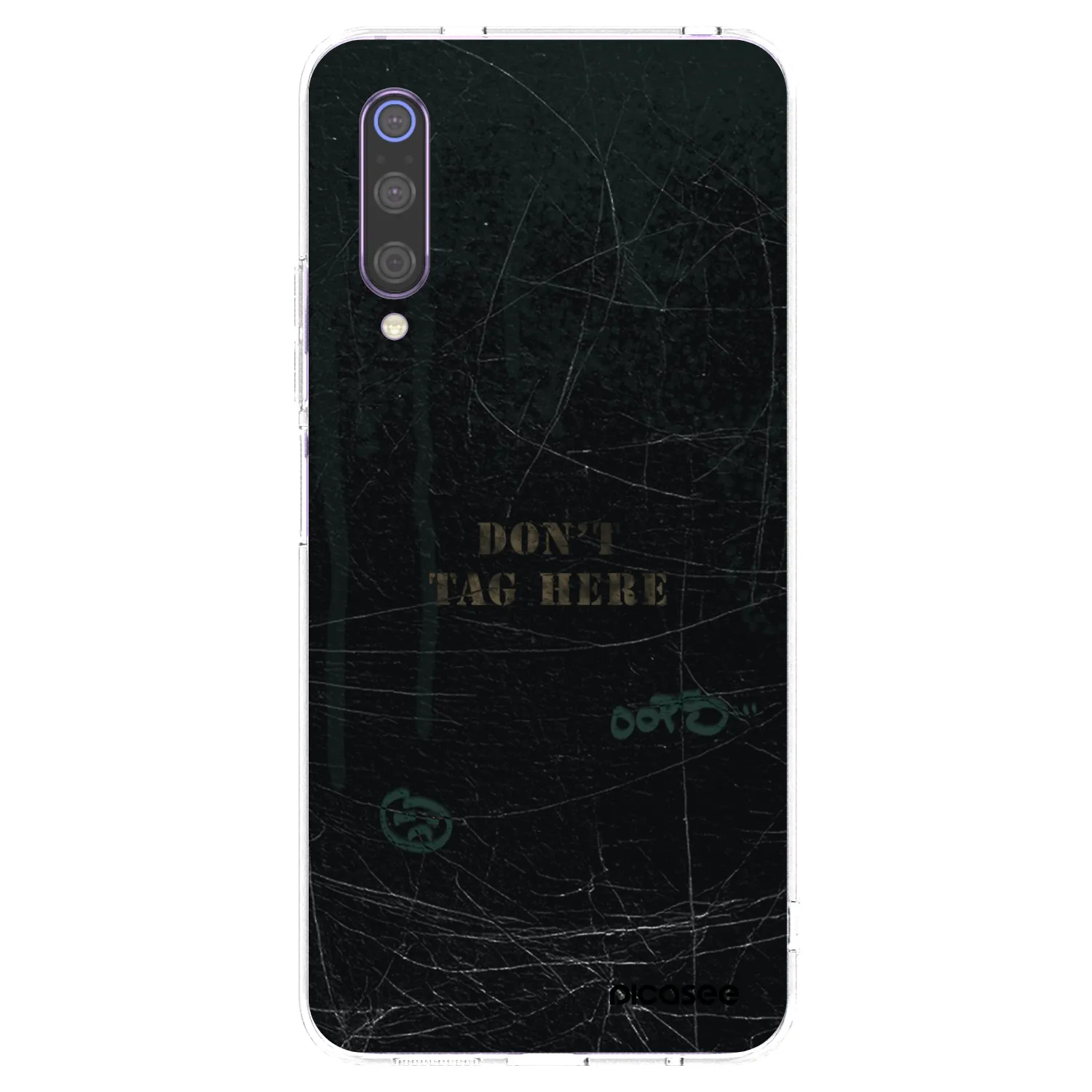 Picasee silikonska prozirna maskica za Xiaomi Mi 9 - DON´T TAG