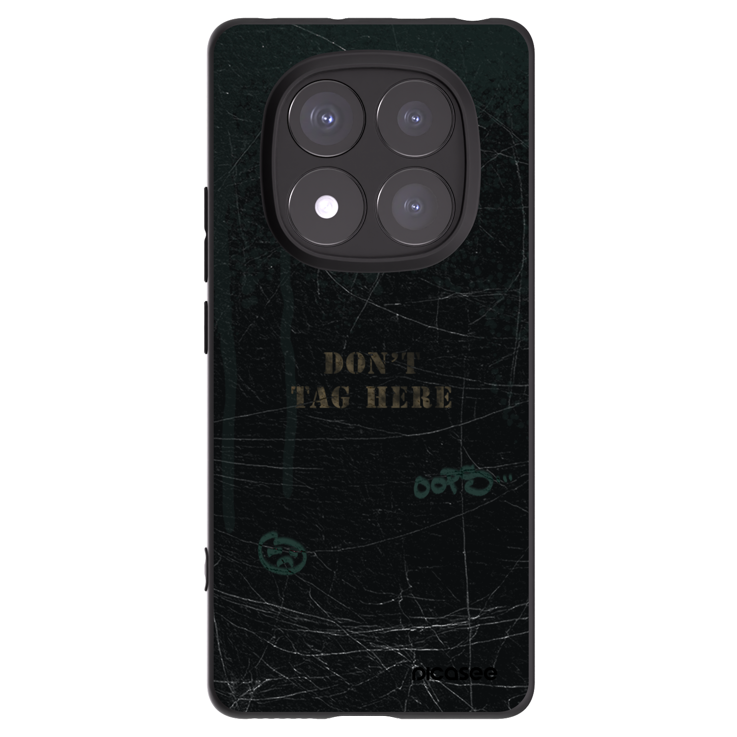 Picasee crna silikonska maskica za Xiaomi Redmi Note 14 Pro 5G - DON´T TAG