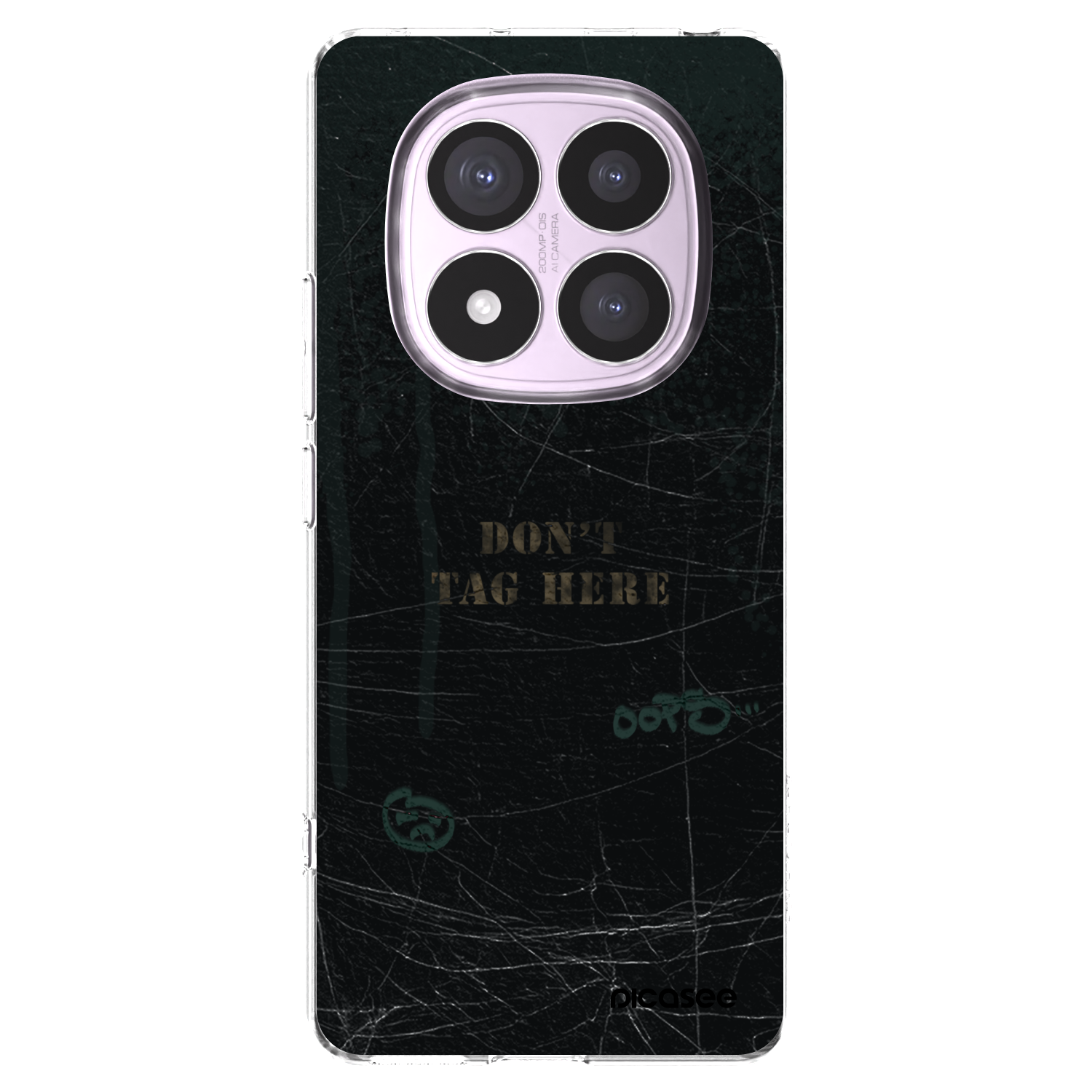 Picasee silikonska prozirna maskica za Xiaomi Redmi Note 14 Pro 5G - DON´T TAG