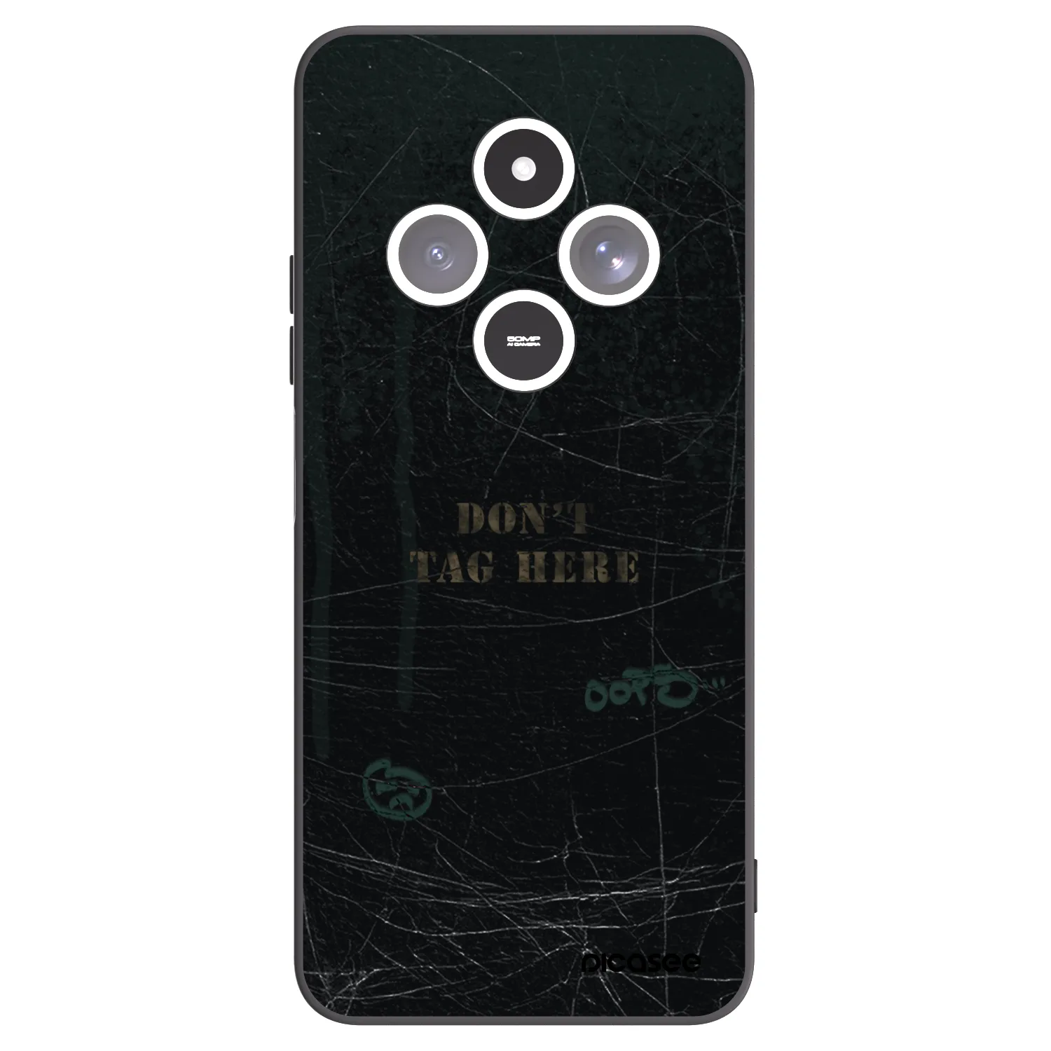 Picasee crna silikonska maskica za Xiaomi Redmi 14C - DON´T TAG