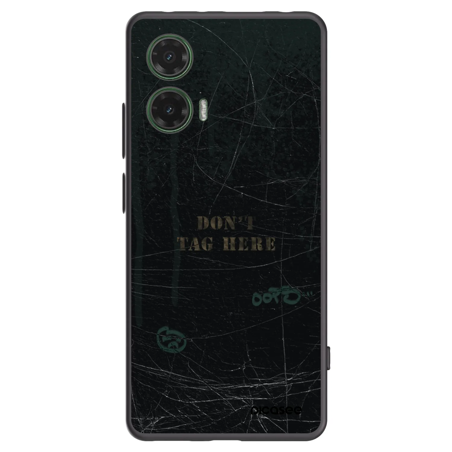 Picasee crna silikonska maskica za Motorola Moto G35 5G - DON´T TAG