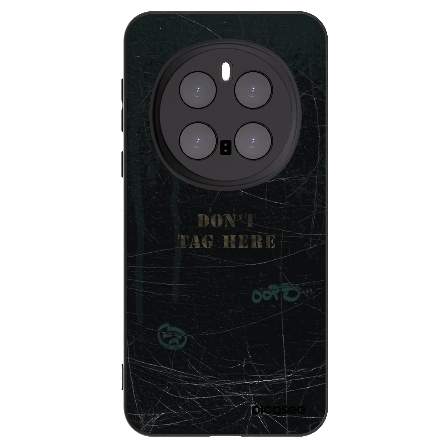 Picasee crna silikonska maskica za Honor Magic7 Pro 5G - DON´T TAG