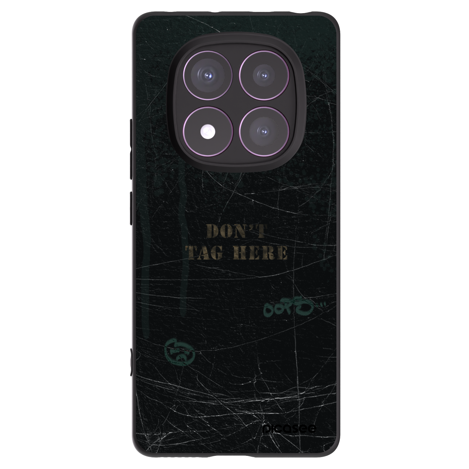 Picasee crna silikonska maskica za Xiaomi Redmi Note 14 Pro 4G - DON´T TAG