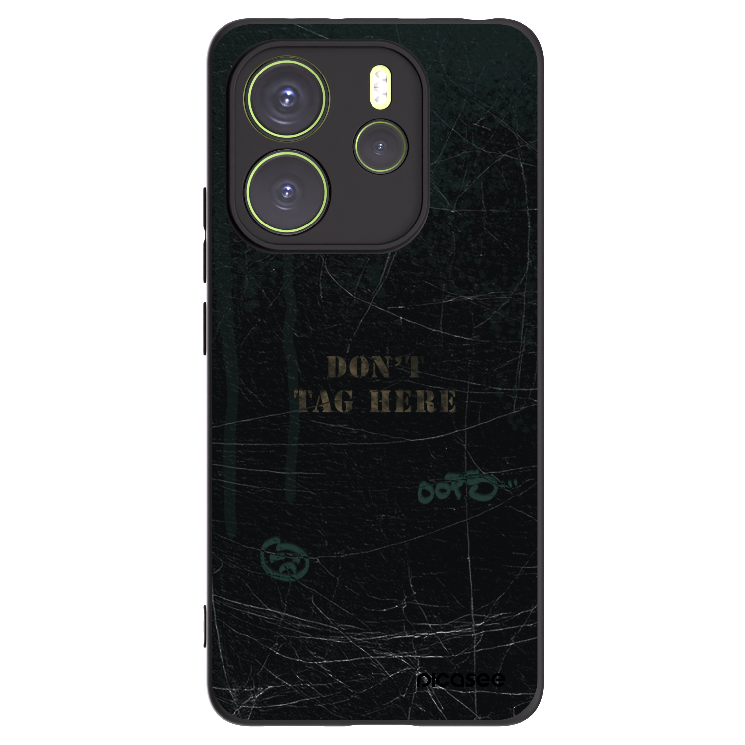 Picasee crna silikonska maskica za Xiaomi Redmi Note 14 4G - DON´T TAG