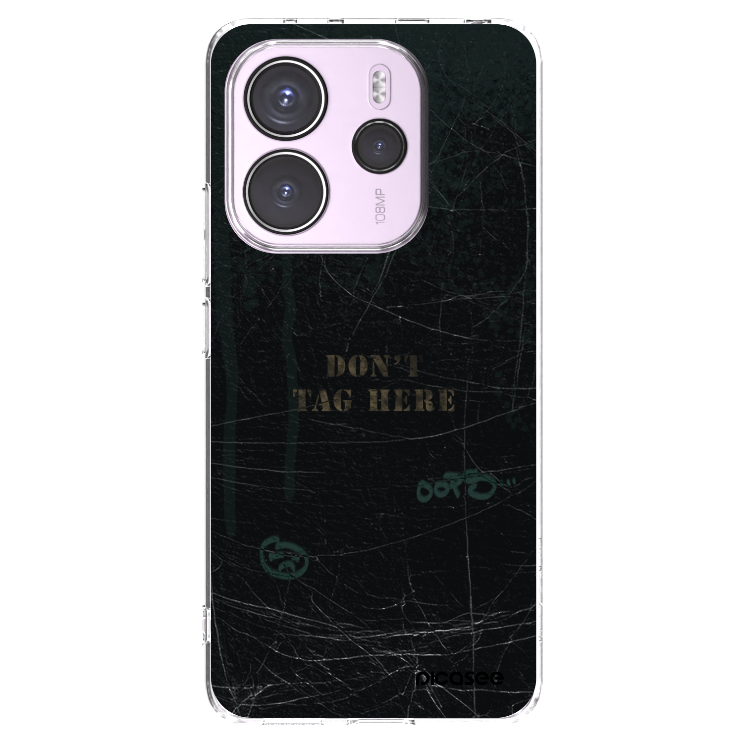 Picasee silikonska prozirna maskica za Xiaomi Redmi Note 14 4G - DON´T TAG