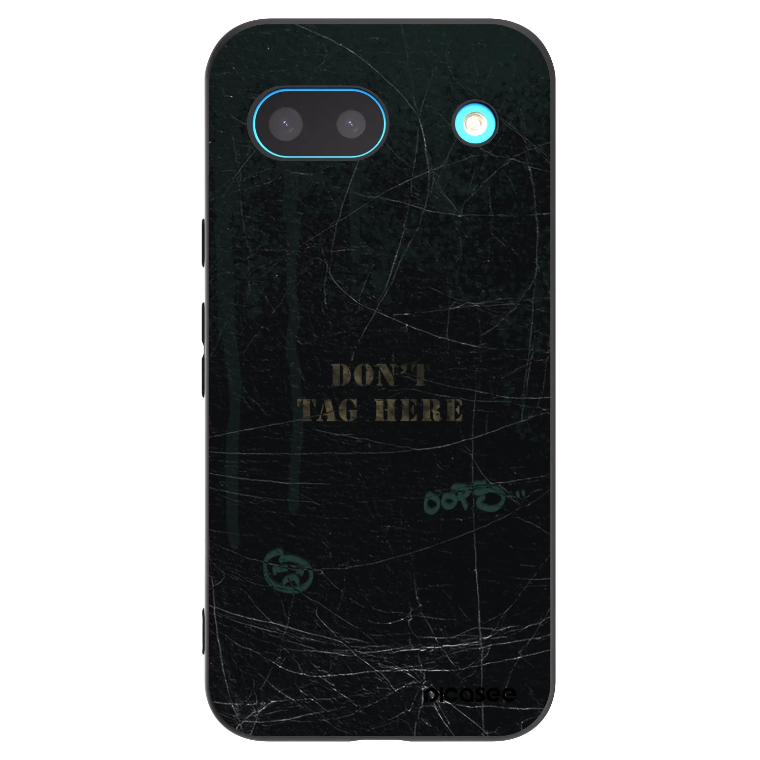 Picasee crna silikonska maskica za Google Pixel 8a - DON´T TAG