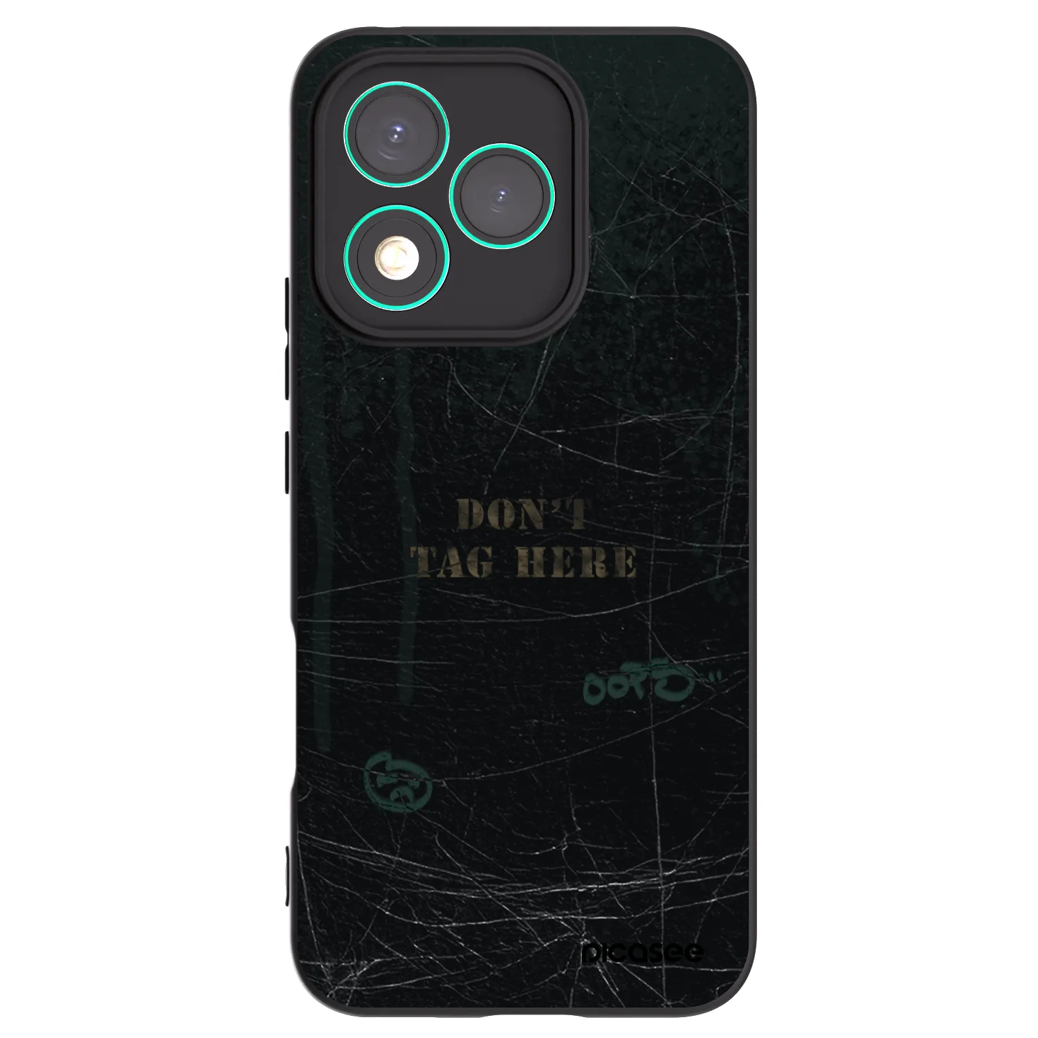Picasee crna silikonska maskica za Honor 400 Lite 5G - DON´T TAG