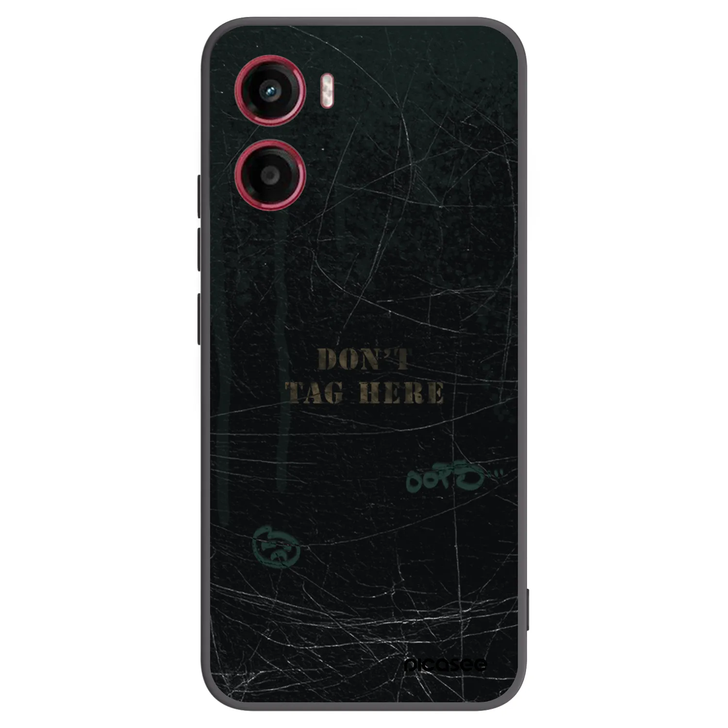 Picasee crna silikonska maskica za Motorola Moto G05 - DON´T TAG