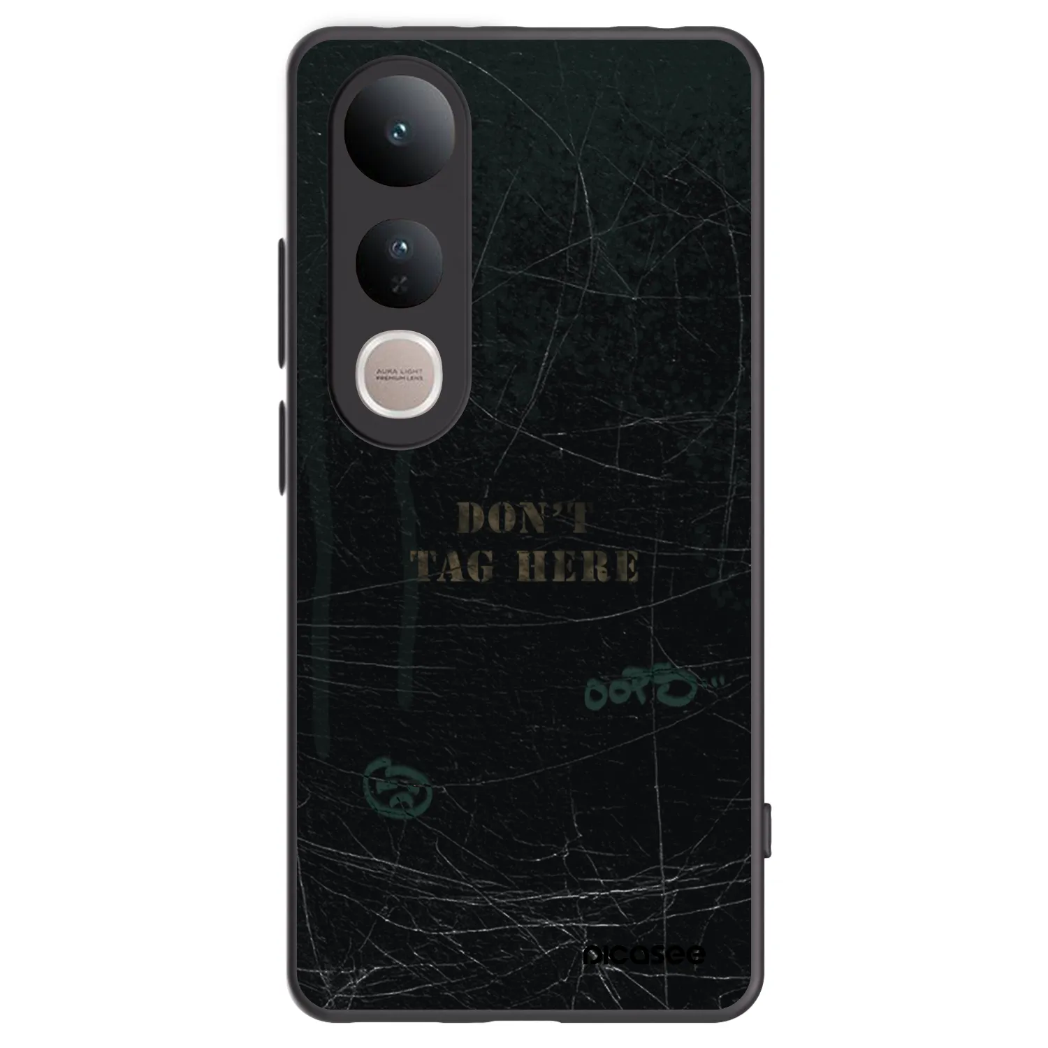 Picasee crna silikonska maskica za Vivo V50 Lite 5G - DON´T TAG