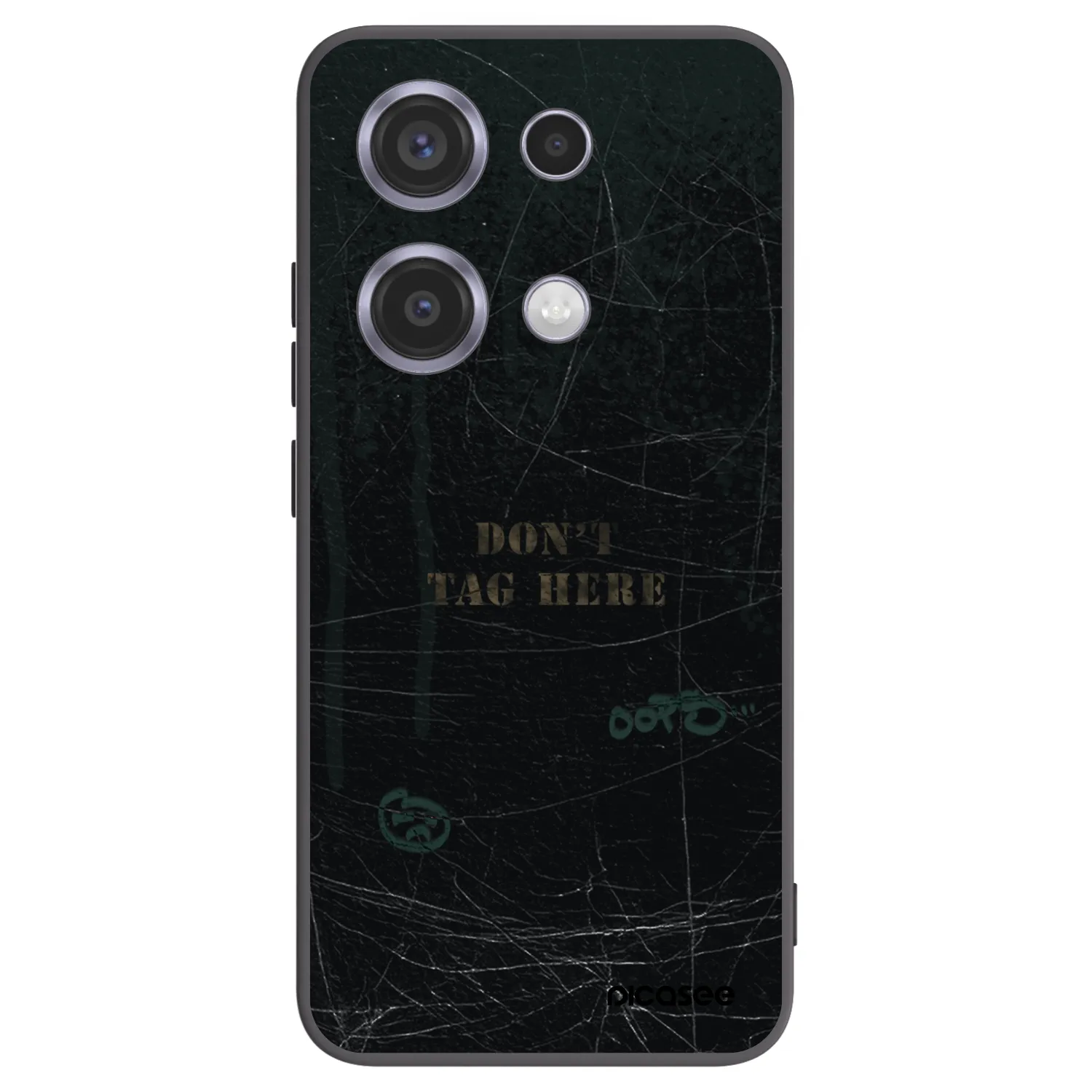 Picasee crna silikonska maskica za Xiaomi Redmi Note 14S - DON´T TAG