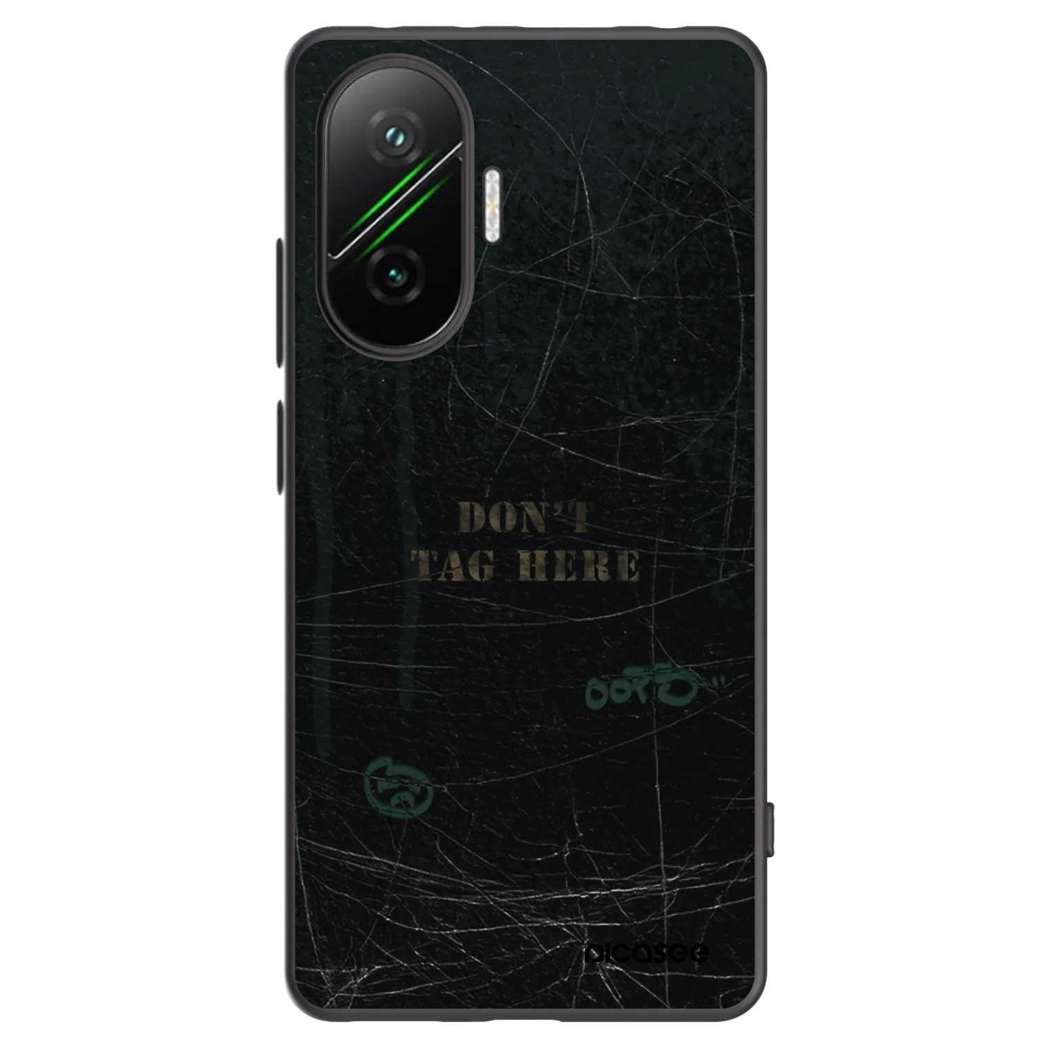 Picasee crna silikonska maskica za Xiaomi Poco F7 5G - DON´T TAG