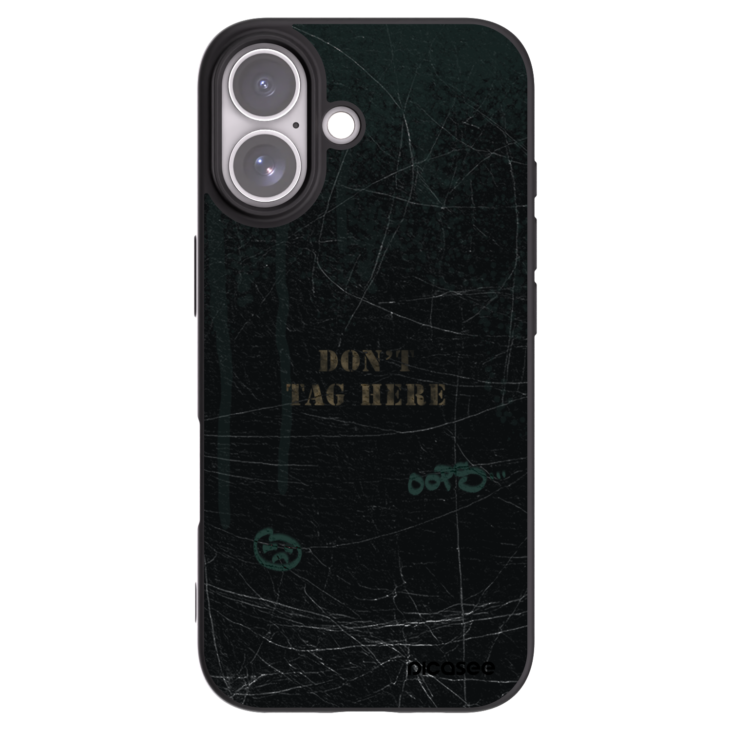 Picasee crna silikonska maskica za Apple iPhone 17 - DON´T TAG