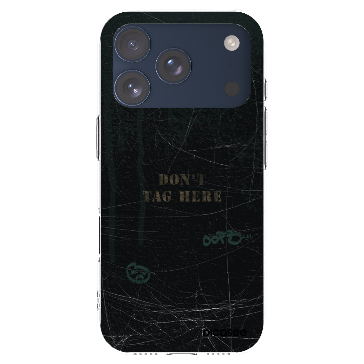 Picasee silikonska prozirna maskica za Apple iPhone 17 Pro - DON´T TAG