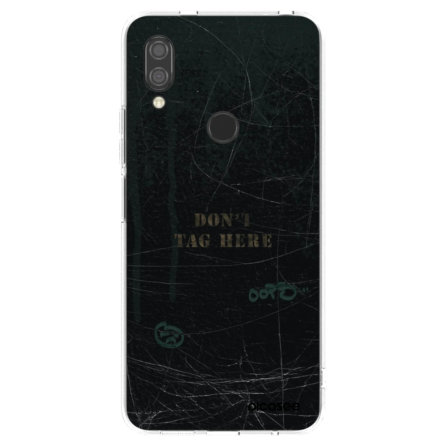 Picasee silikonska prozirna maskica za Xiaomi Redmi 7 - DON´T TAG