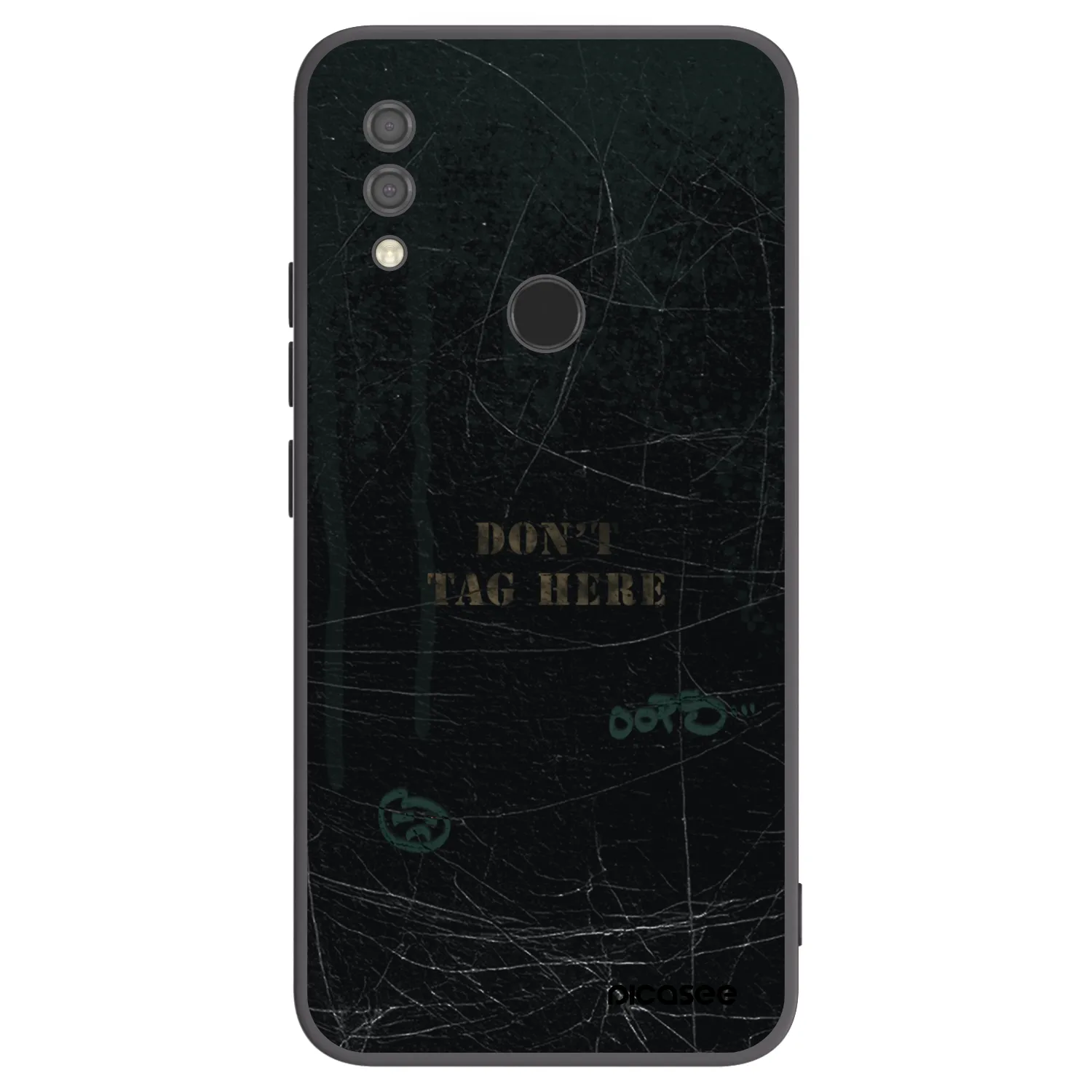 Picasee crna silikonska maskica za Xiaomi Redmi 7 - DON´T TAG