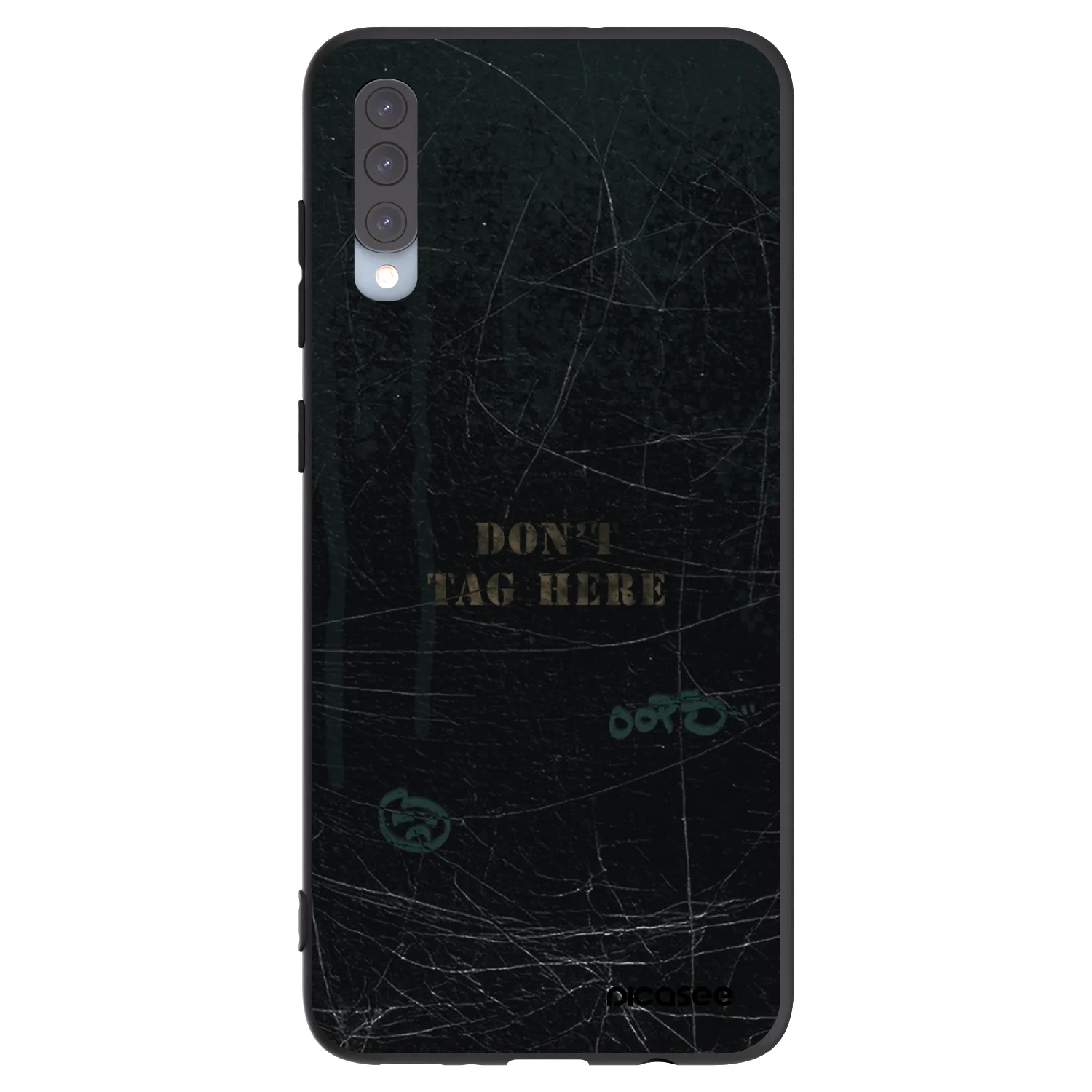 Picasee crna silikonska maskica za Samsung Galaxy A70 A705F - DON´T TAG