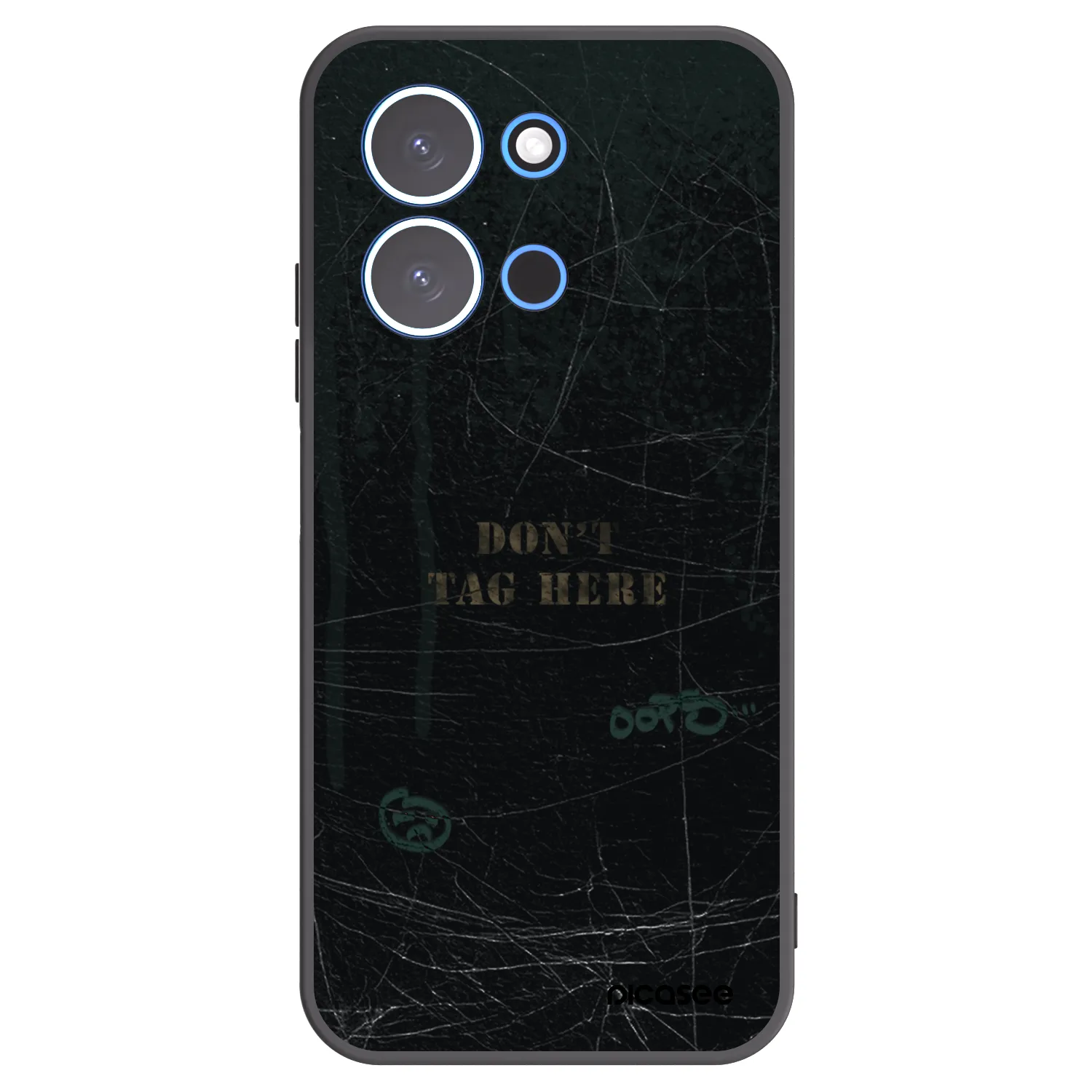 Picasee crna silikonska maskica za Xiaomi Redmi 15C 4G - DON´T TAG