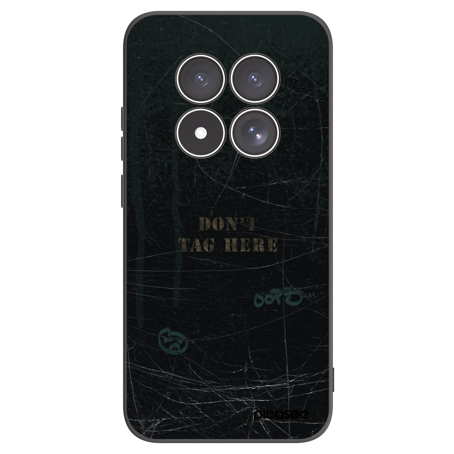 Picasee crna silikonska maskica za Xiaomi Redmi Note 15 Pro 4G - DON´T TAG