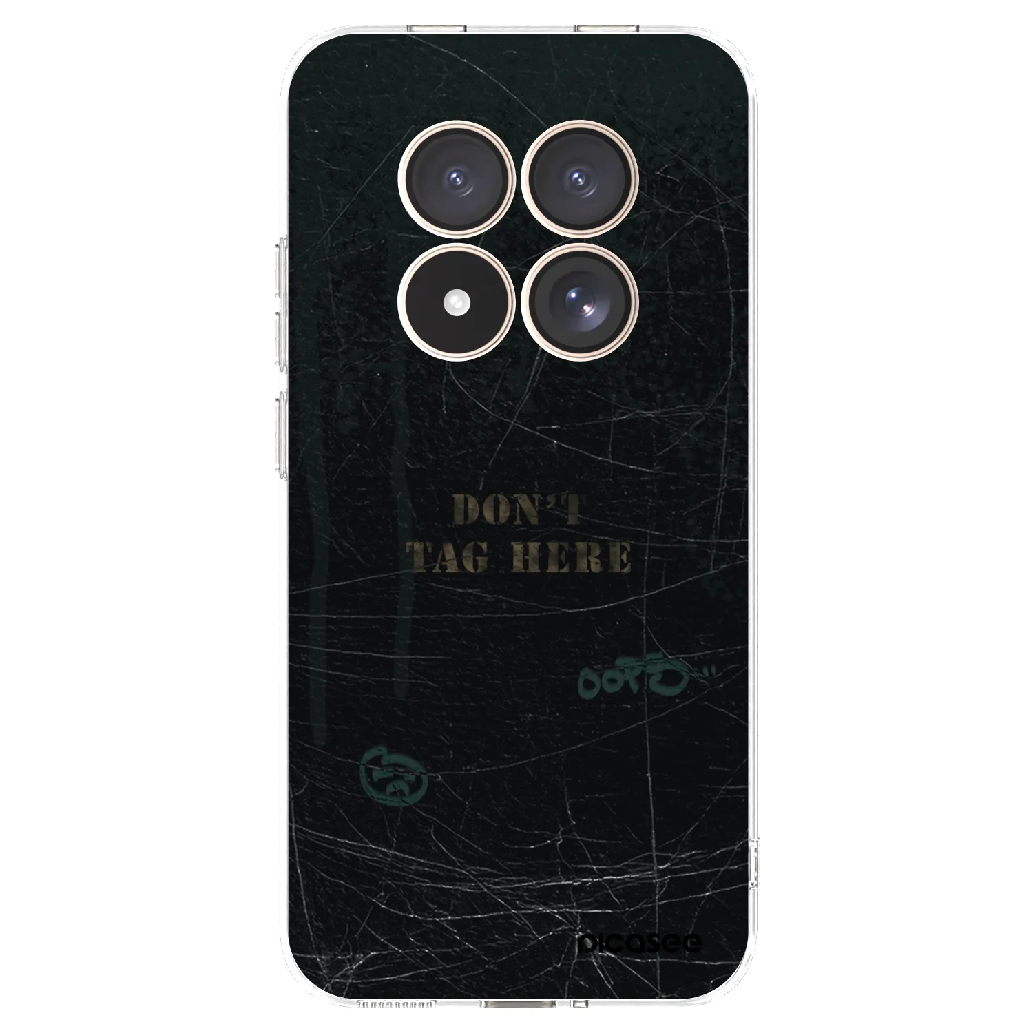 Picasee silikonska prozirna maskica za Xiaomi Redmi Note 15 Pro 4G - DON´T TAG
