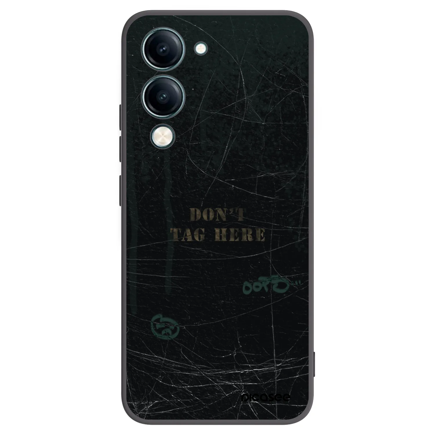 Picasee crna silikonska maskica za Vivo Y29s 5G - DON´T TAG