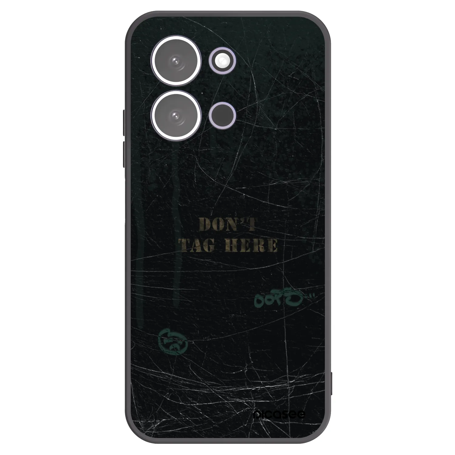Picasee crna silikonska maskica za Xiaomi Redmi 15C 5G - DON´T TAG
