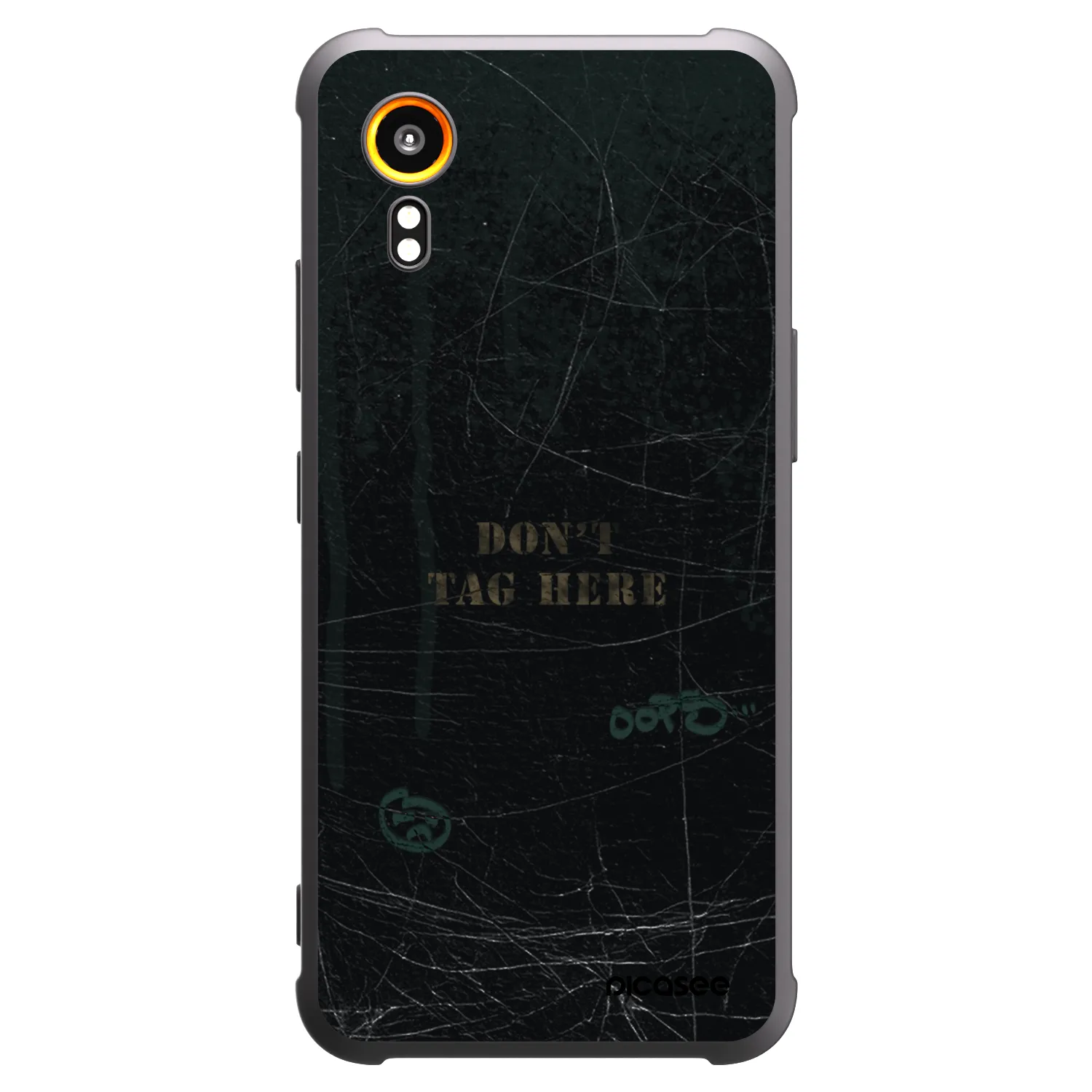 Picasee crna silikonska maskica za Samsung Galaxy Xcover 7 - DON´T TAG
