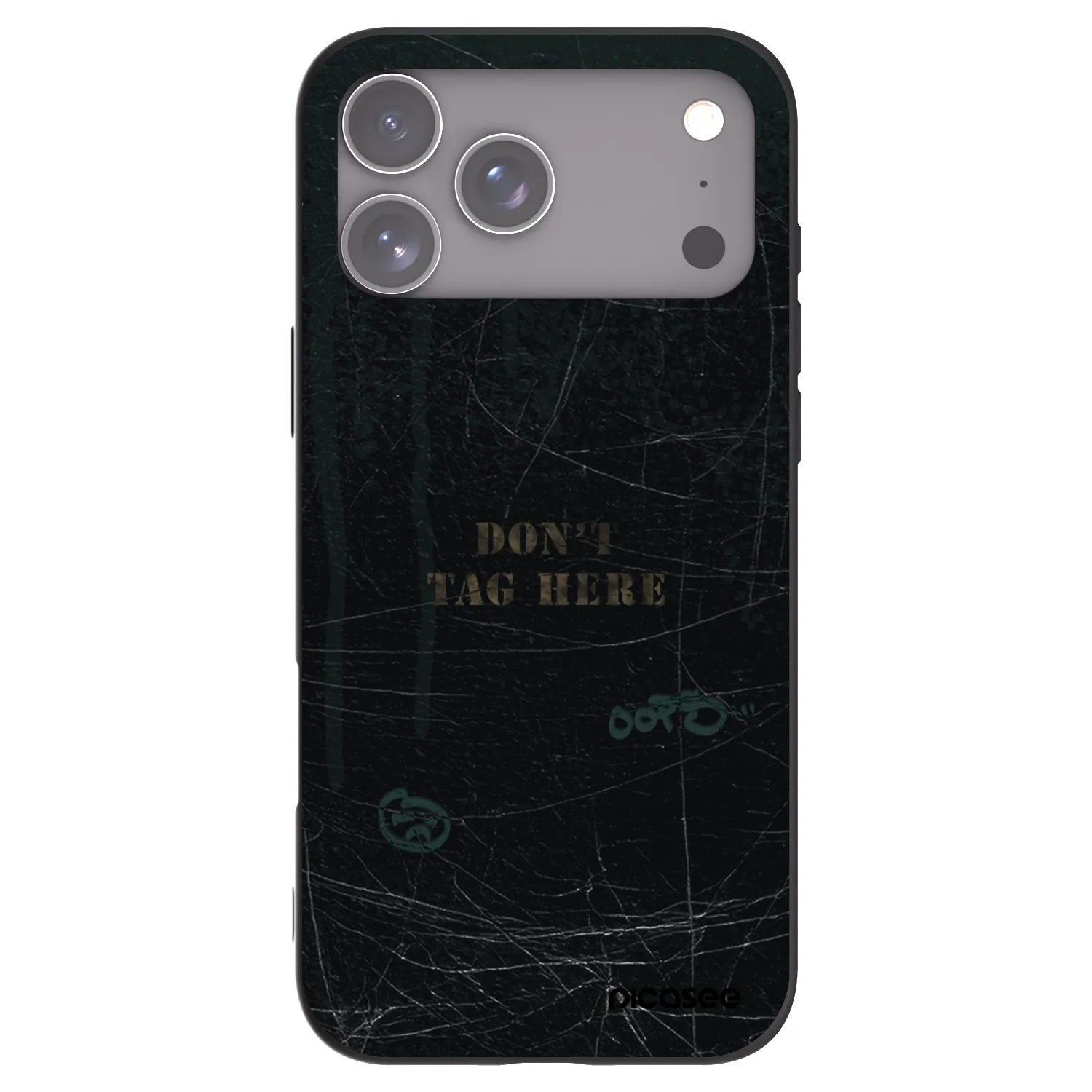 Picasee crna silikonska maskica za Apple iPhone 18 Pro Max - DON´T TAG