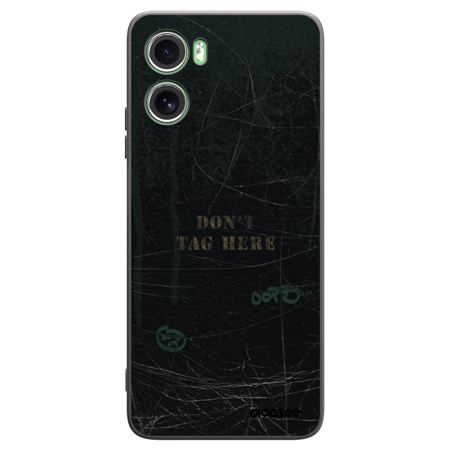 Picasee crna silikonska maskica za Motorola Moto G06 - DON´T TAG