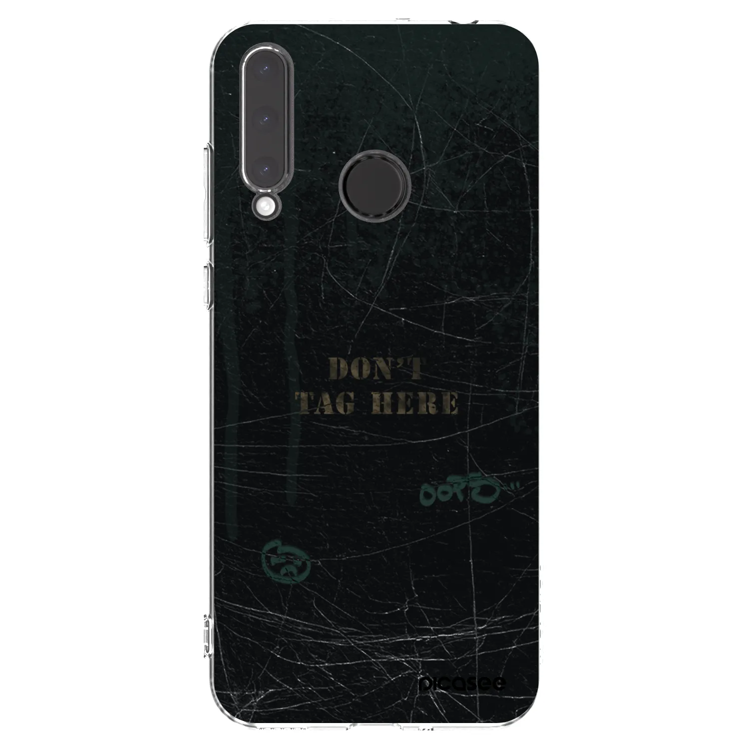 Picasee silikonska prozirna maskica za Honor 20 Lite - DON´T TAG