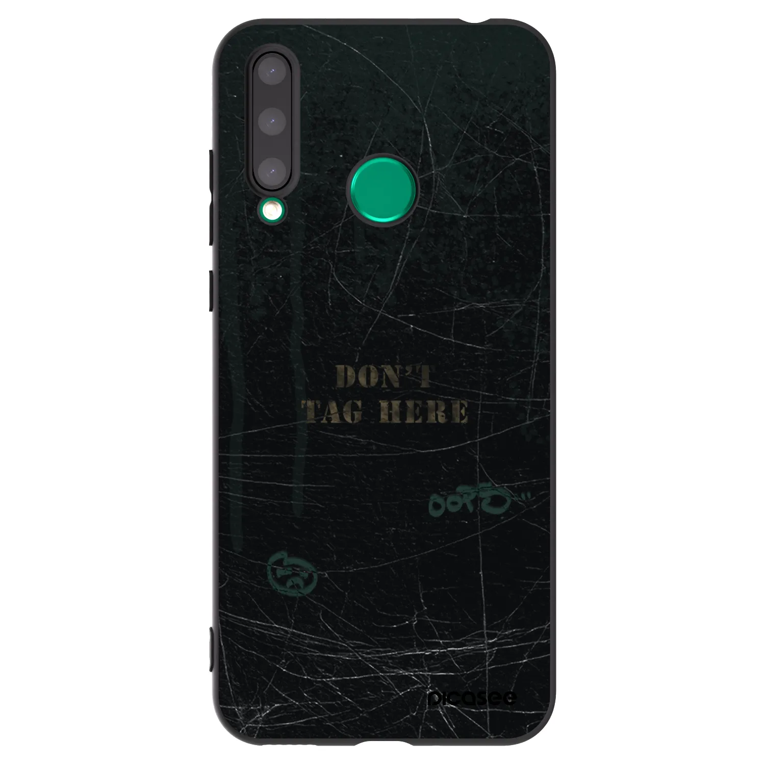 Picasee crna silikonska maskica za Honor 20 Lite - DON´T TAG