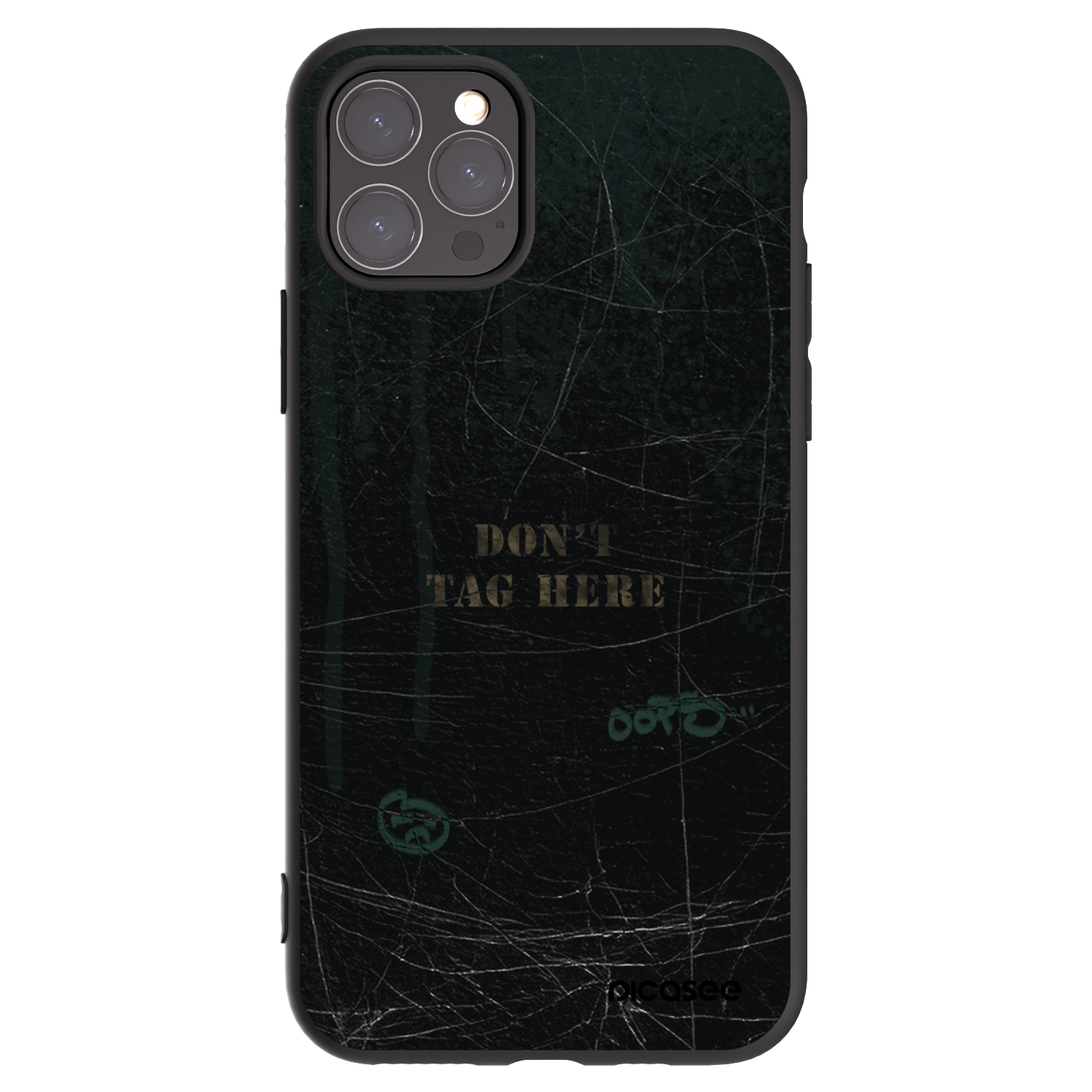 Picasee crna silikonska maskica za Apple iPhone 11 Pro - DON´T TAG