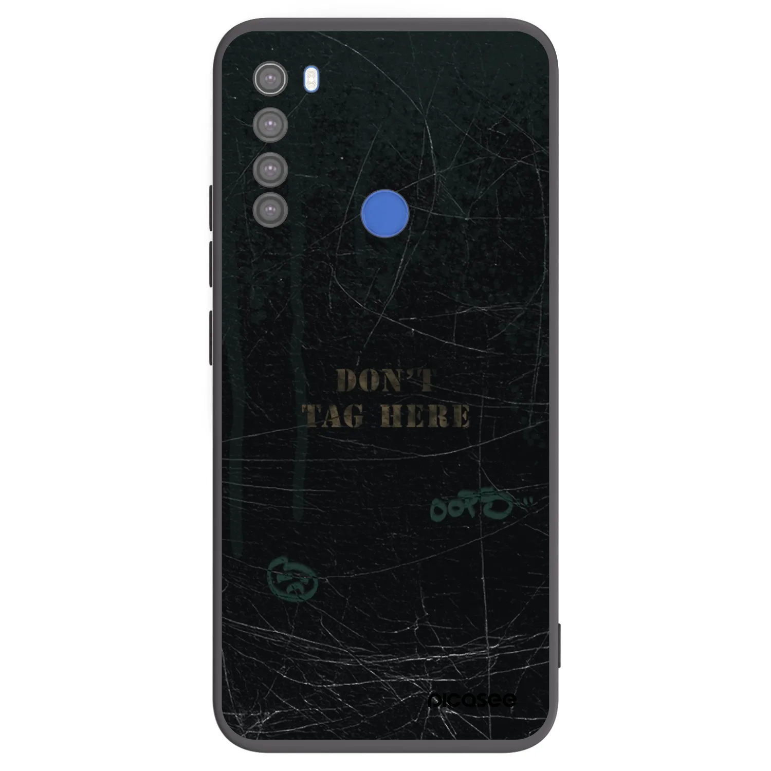 Picasee crna silikonska maskica za Xiaomi Redmi Note 8T - DON´T TAG