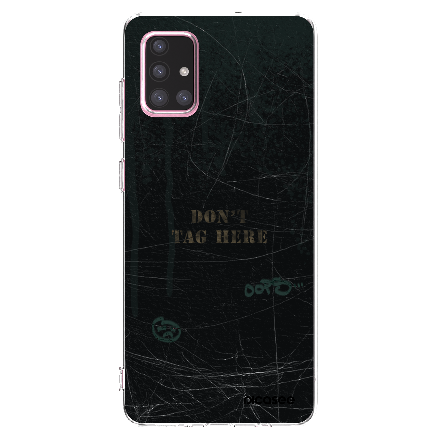 Picasee silikonska prozirna maskica za Samsung Galaxy A71 A715F - DON´T TAG