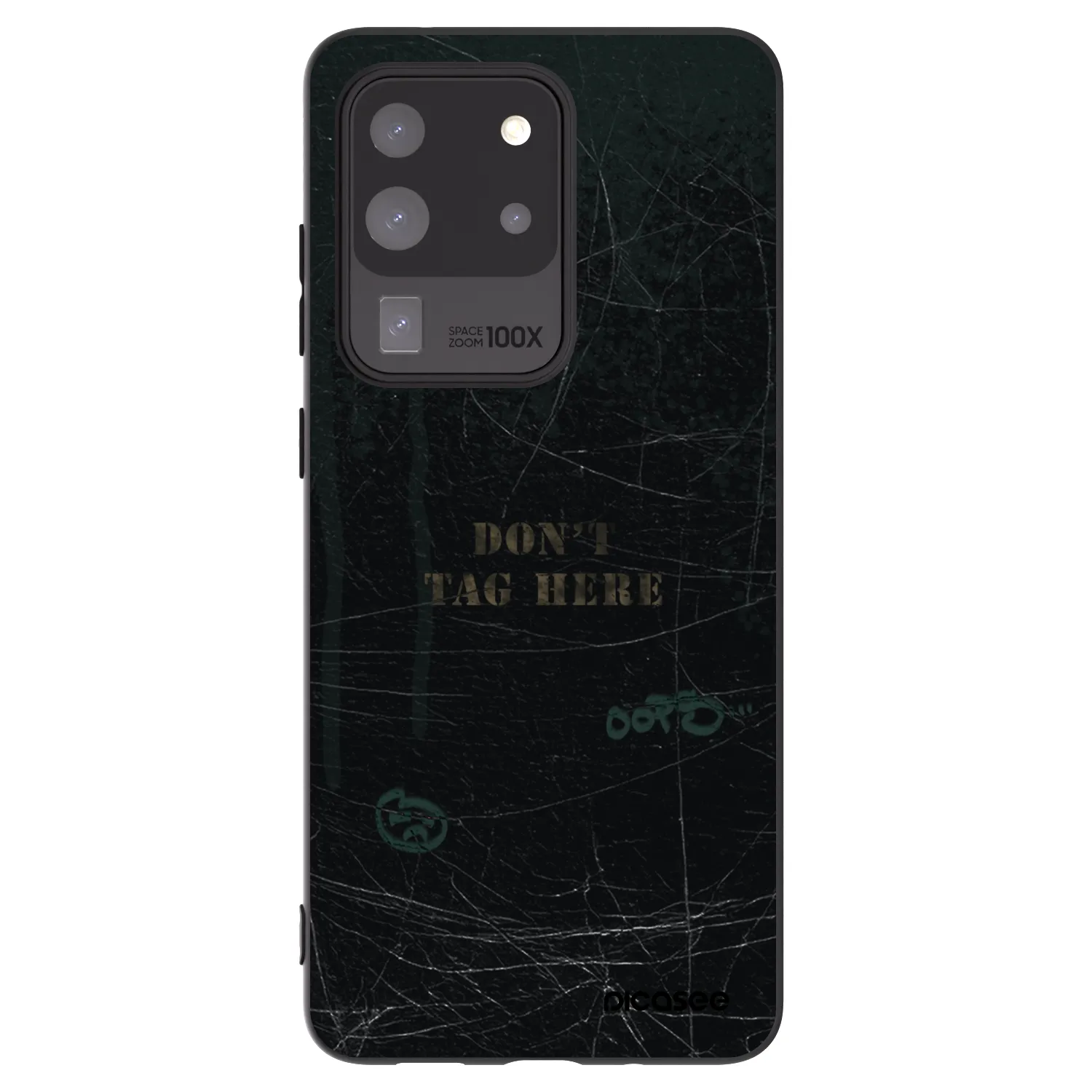 Picasee crna silikonska maskica za Samsung Galaxy S20 Ultra 5G G988F - DON´T TAG
