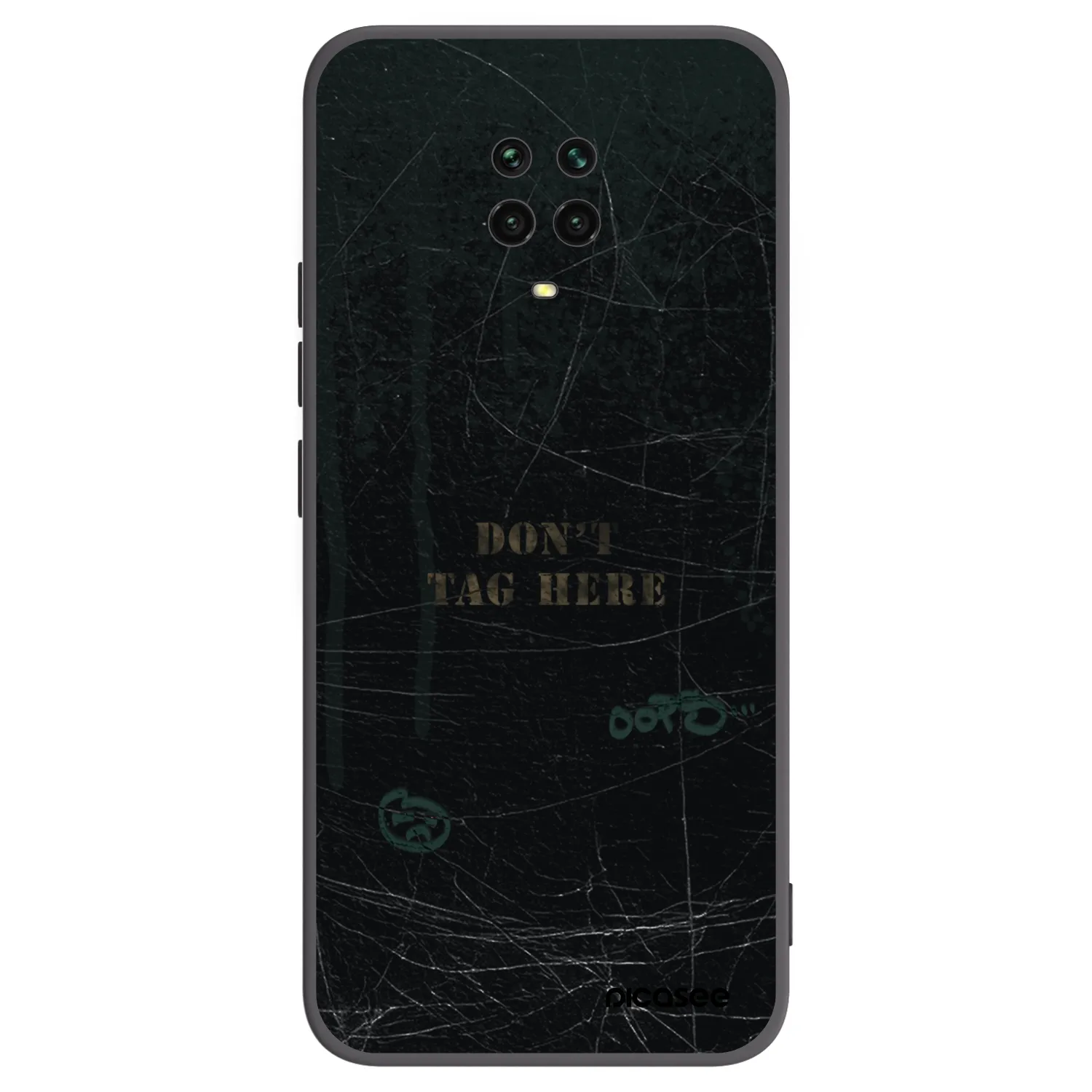 Picasee crna silikonska maskica za Xiaomi Redmi Note 9S - DON´T TAG