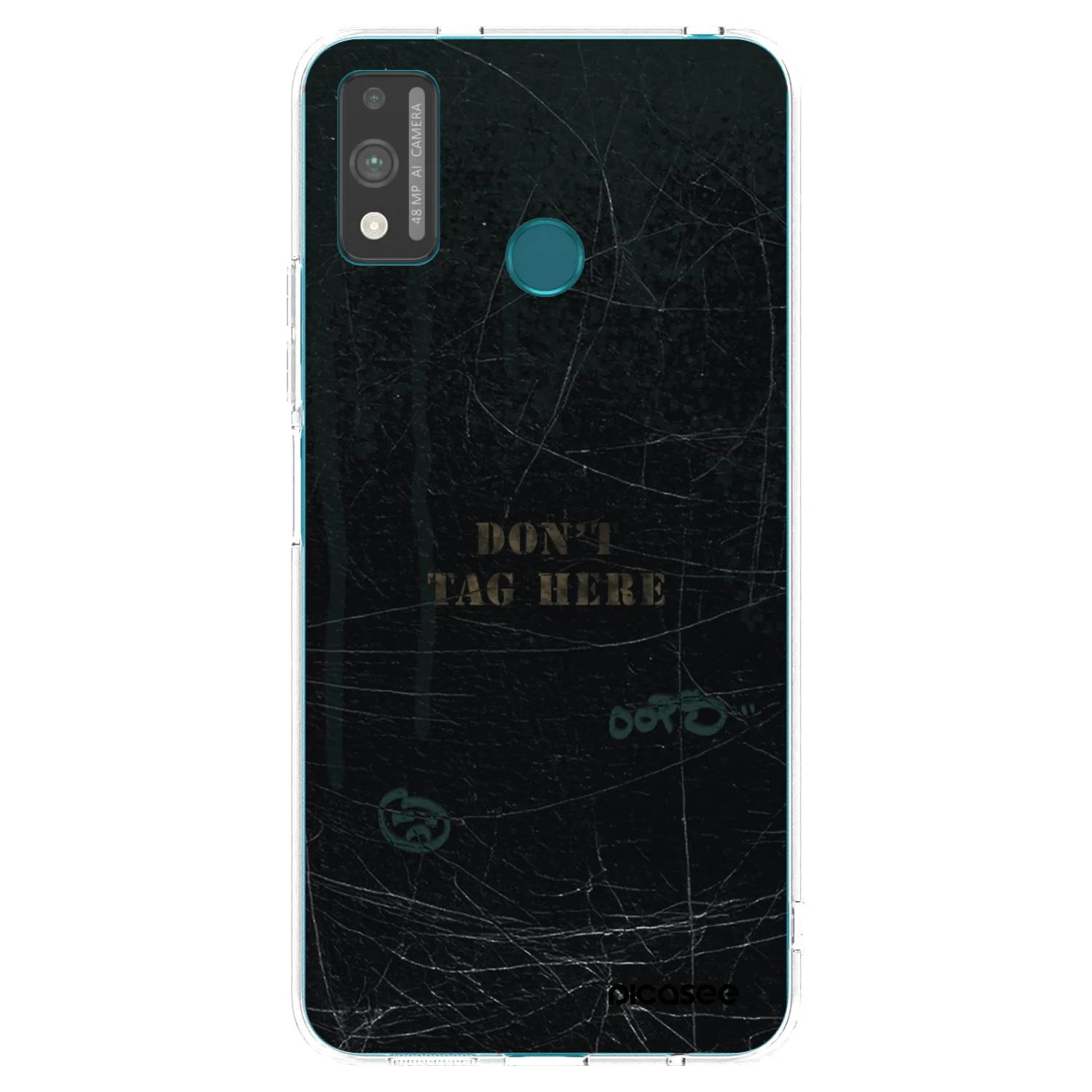 Picasee silikonska prozirna maskica za Honor 9X Lite - DON´T TAG